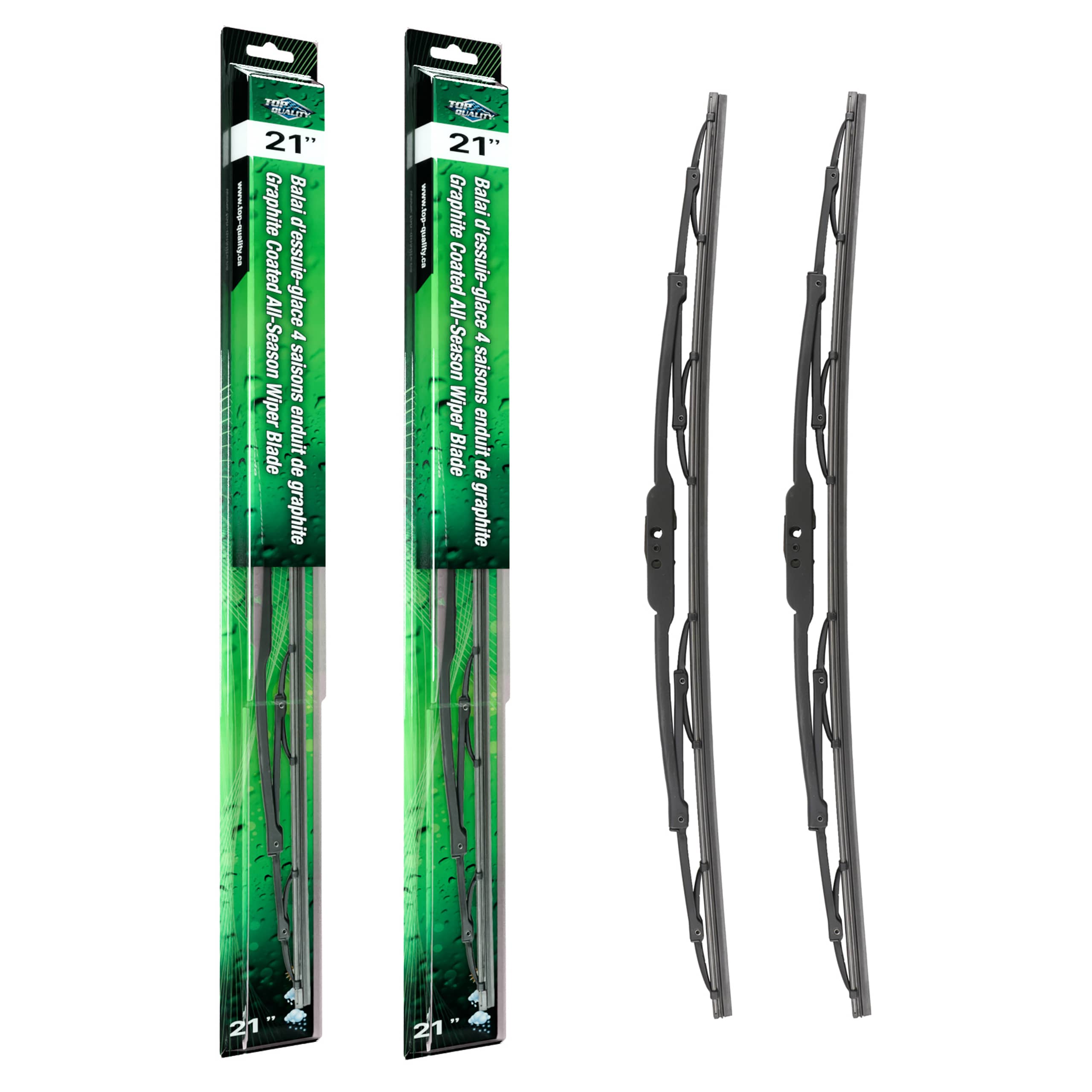 Top Quality - K90-100564 - Front Windshield Wiper Blade Kits