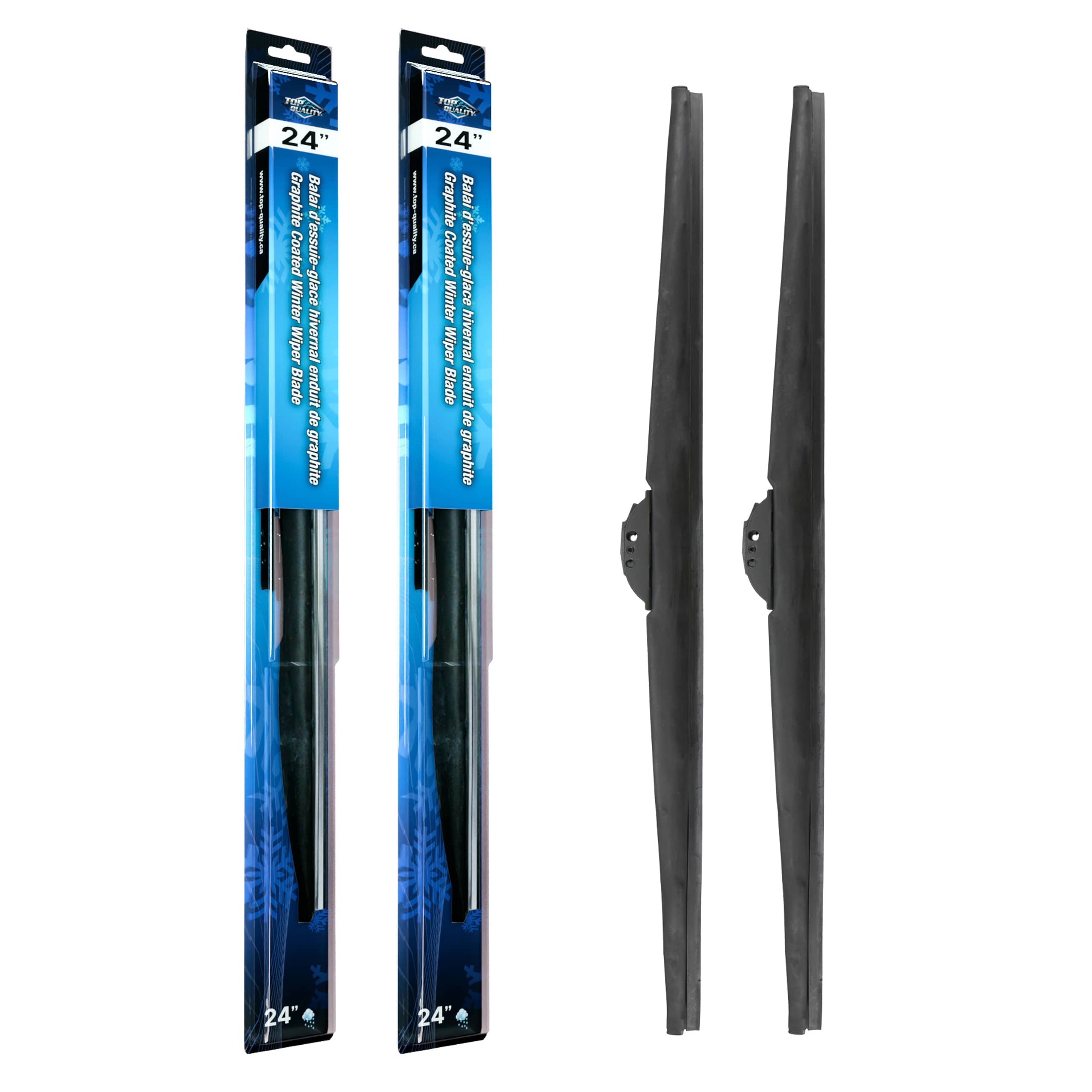 Top Quality - K90-100650 - Front Windshield Wiper Blade Kits