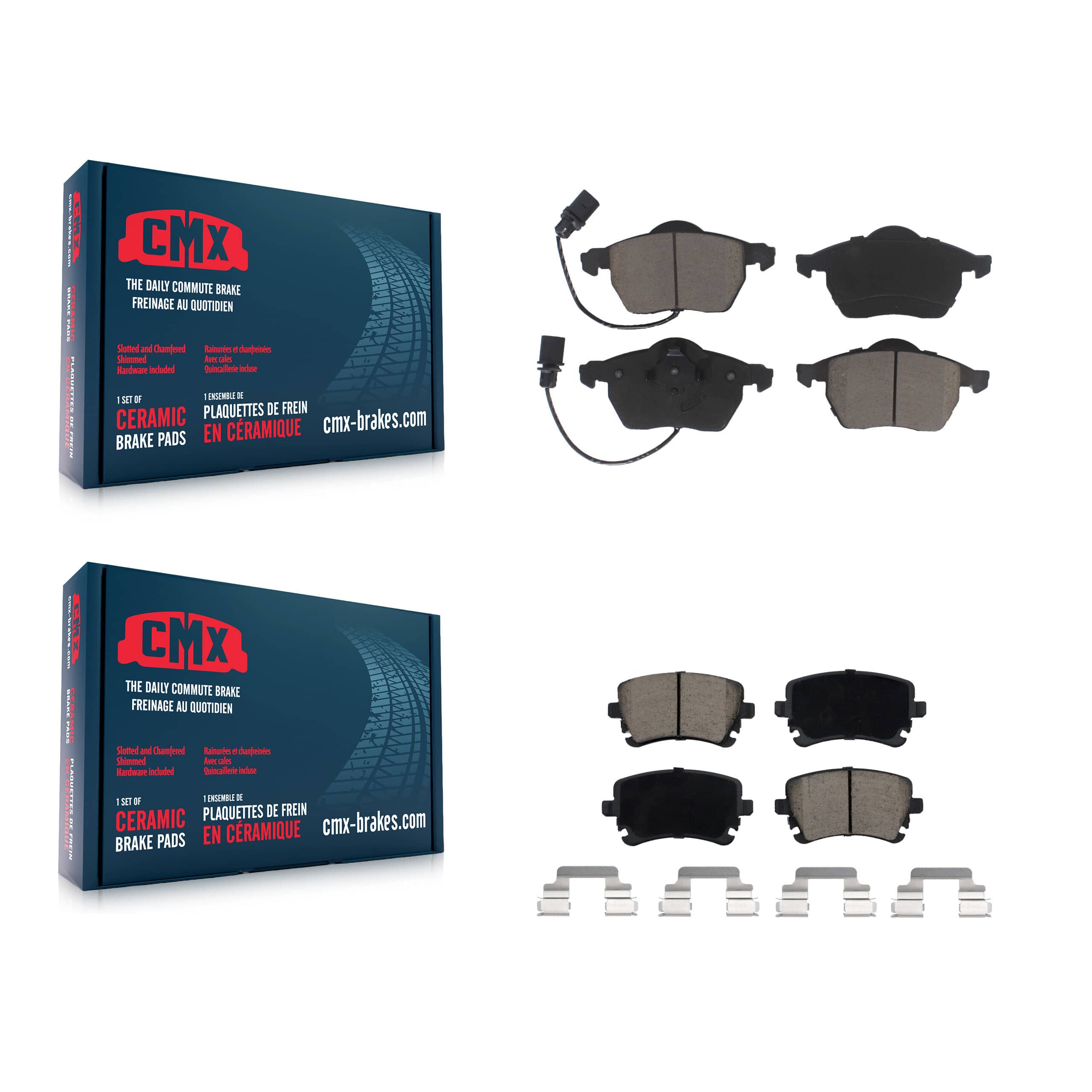 CMX - KCX-100278 - Front and Rear Disc Brake Pad Kits
