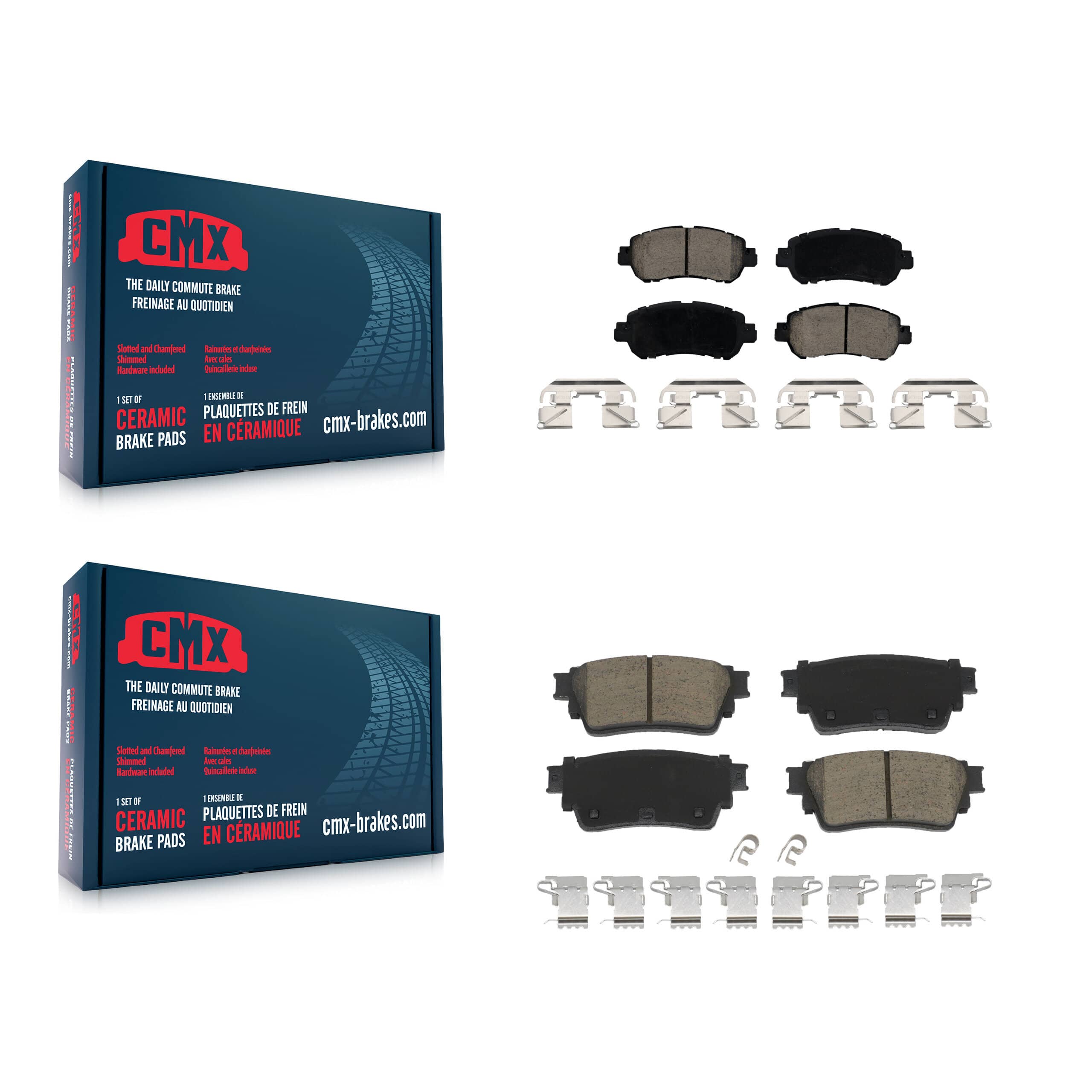 CMX - KCX-100582 - Front and Rear Disc Brake Pad Kits