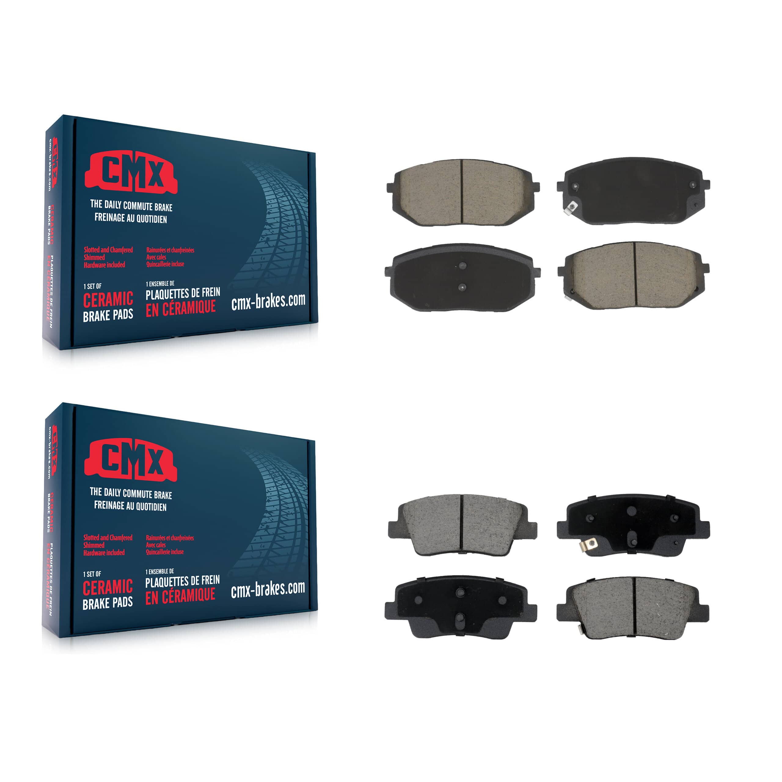 CMX - KCX-100681 - Front and Rear Disc Brake Pad Kits