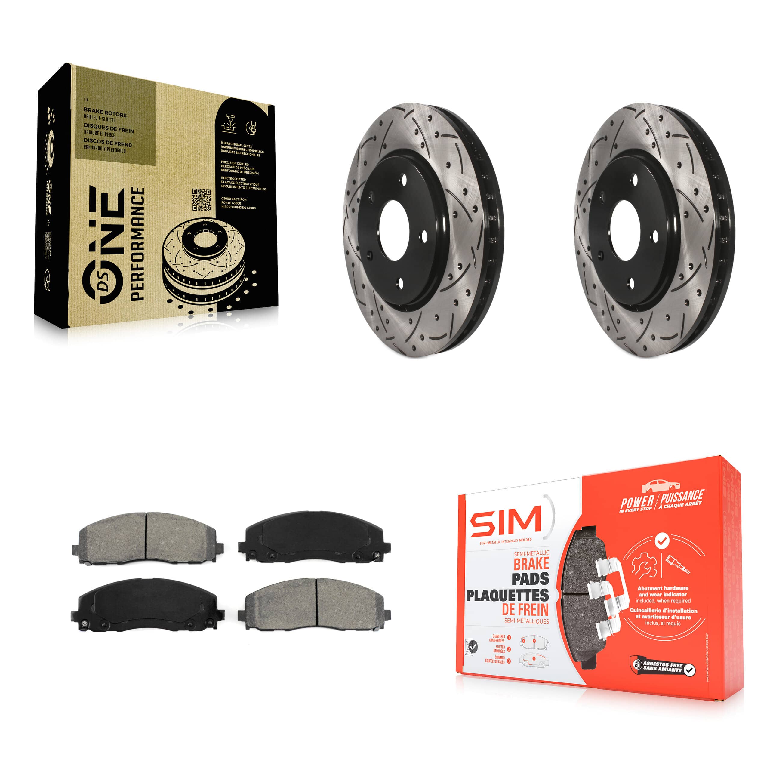 Transit Auto - KDS-100041 - Front Disc Brake Kits