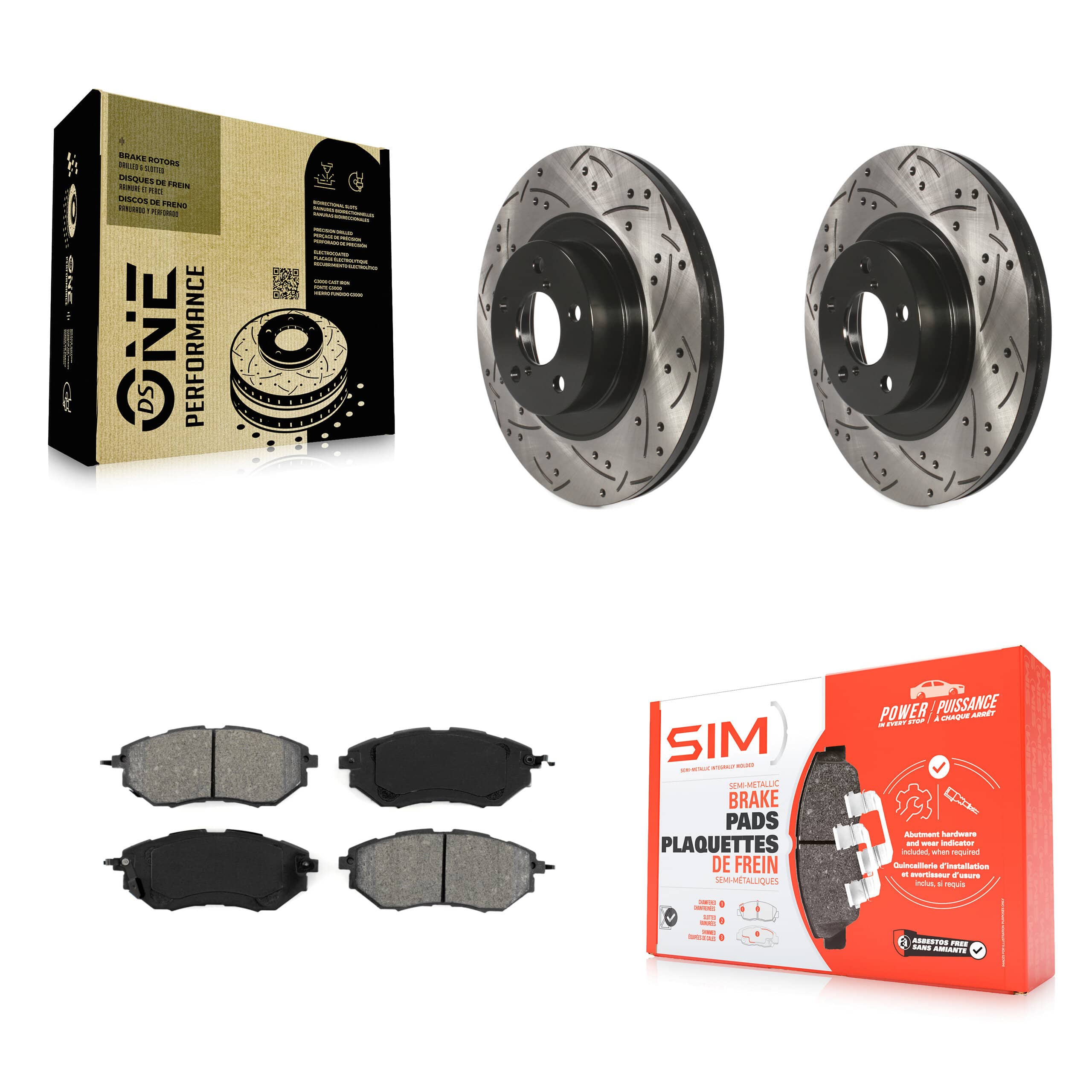 Transit Auto - KDS-100065 - Front Disc Brake Kits
