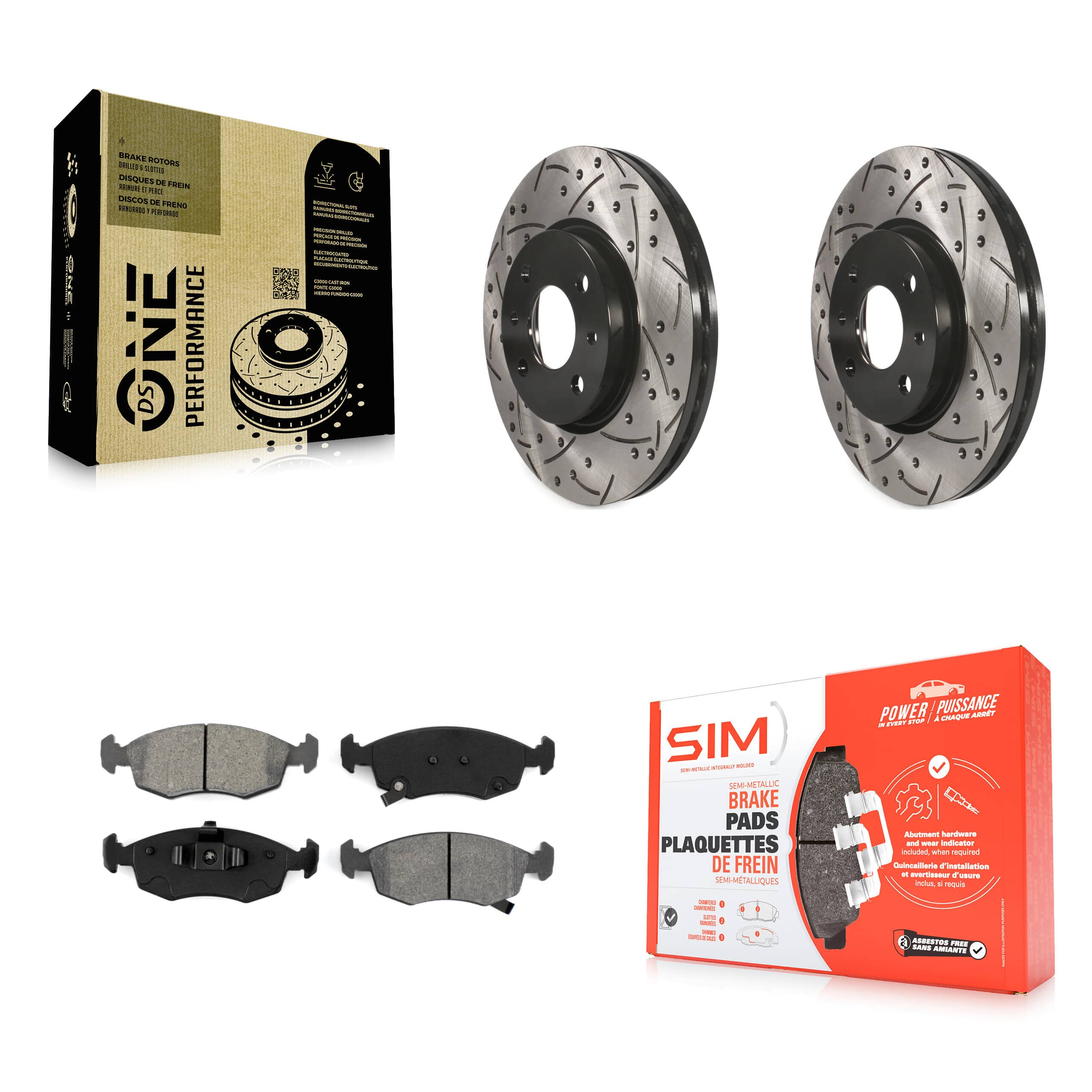 Transit Auto - KDS-100137 - Front Disc Brake Kits