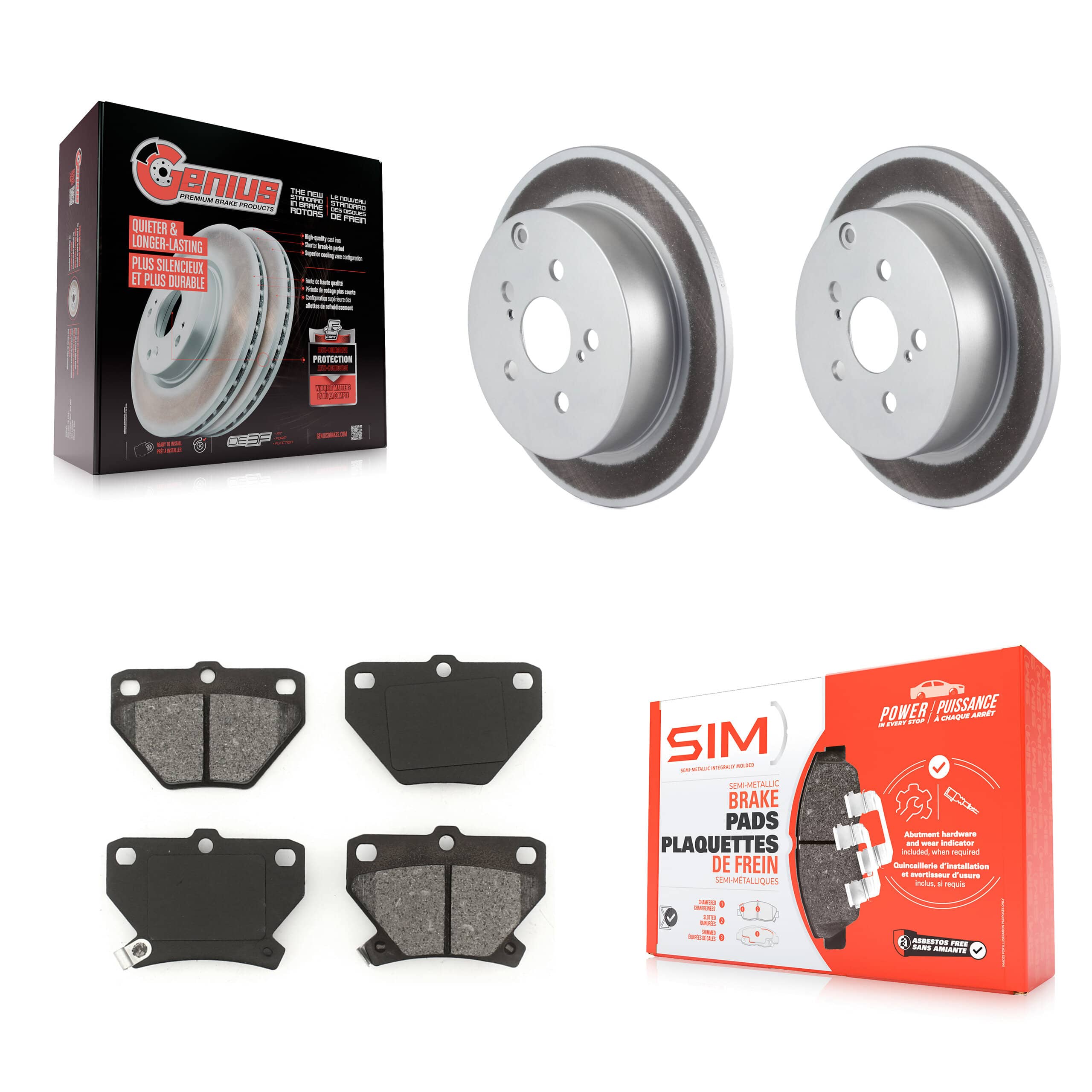Transit Auto - KGS-101292 - Rear Disc Brake Kits