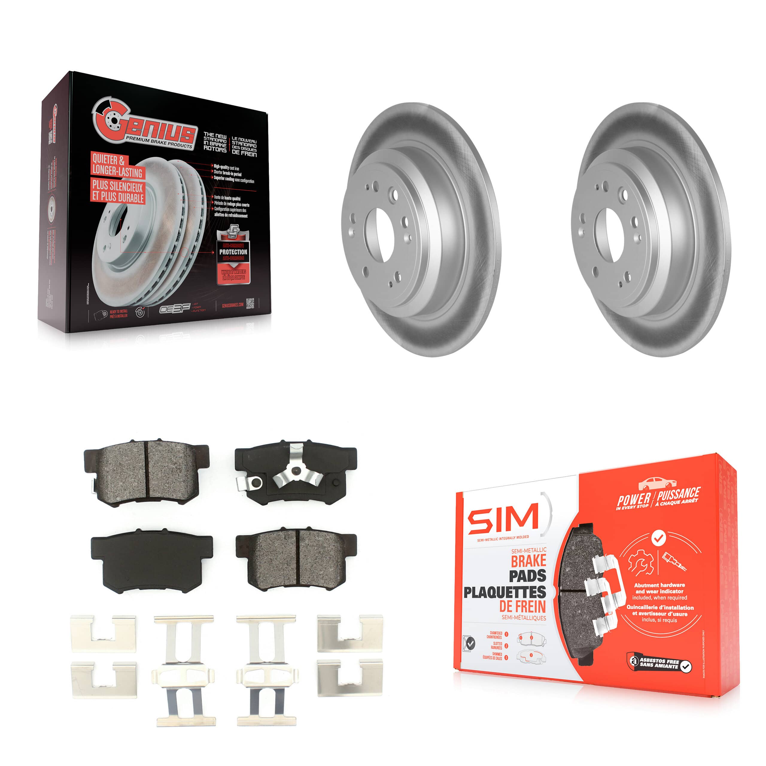 Transit Auto - KGS-101460 - Rear Disc Brake Kits