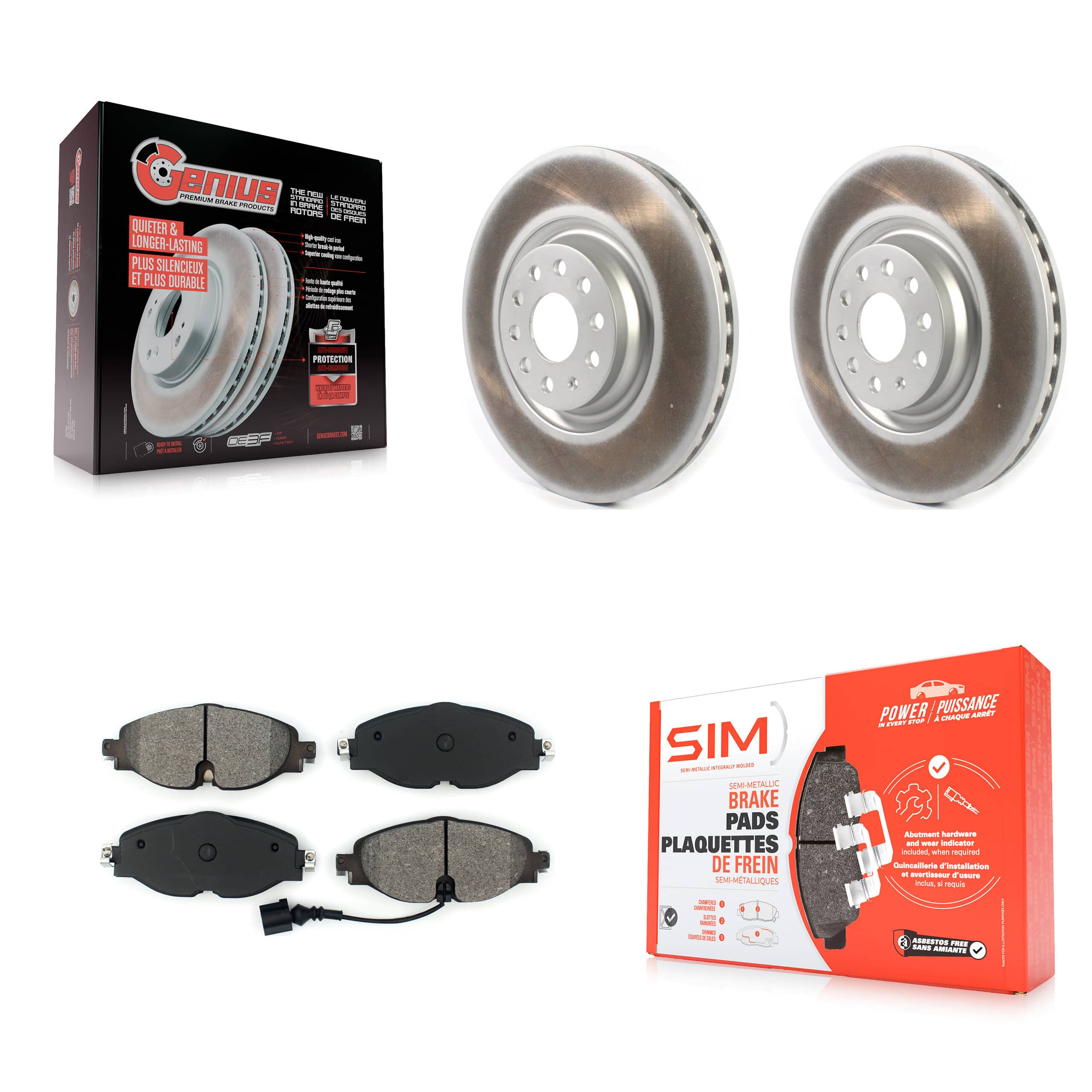 Transit Auto - KGS-101800 - Front Disc Brake Kits