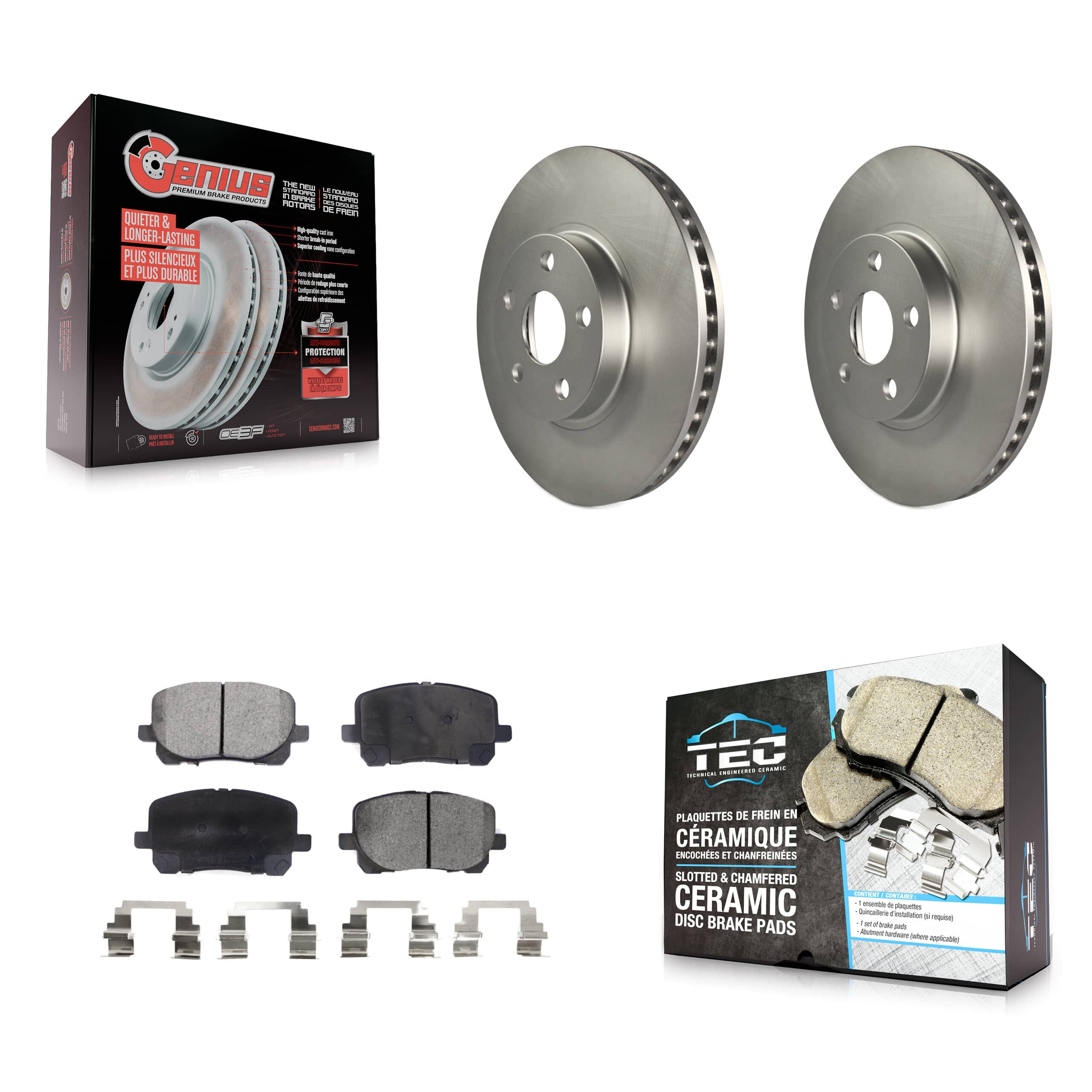 Transit Auto - KGT-100244 - Front Disc Brake Kits
