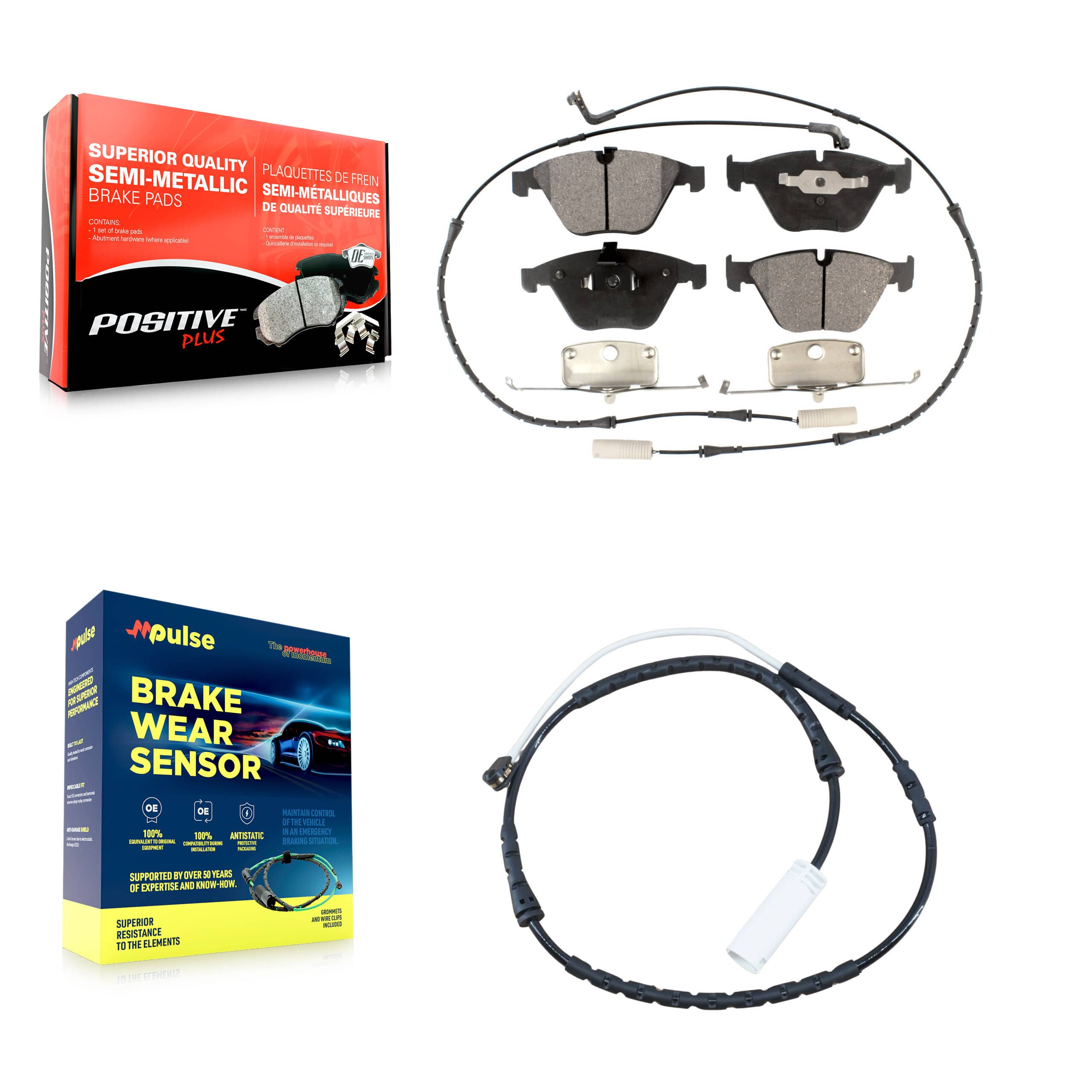 Positive Plus - KPW-100603 - Front Disc Brake Pad Kits