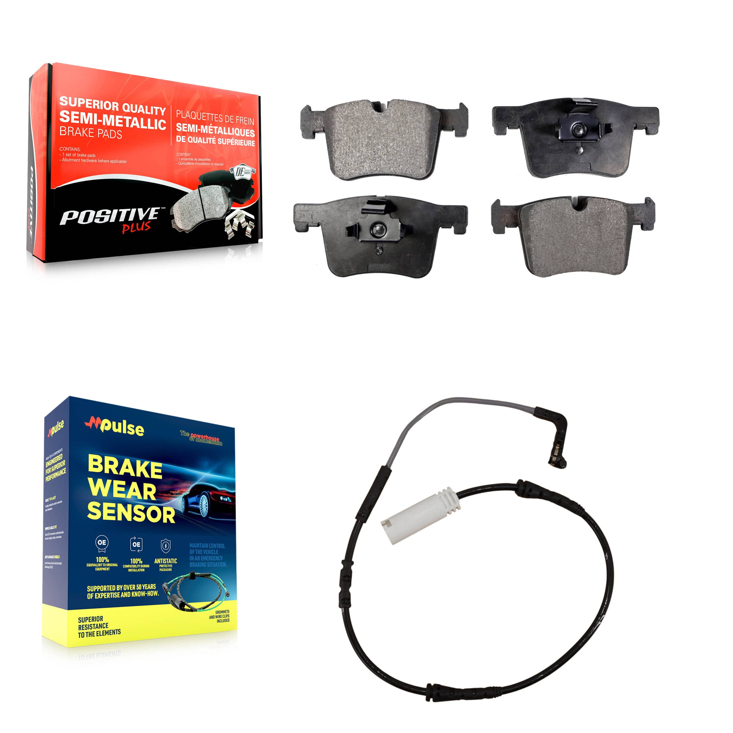 Positive Plus - KPW-100685 - Front Disc Brake Pad Kits