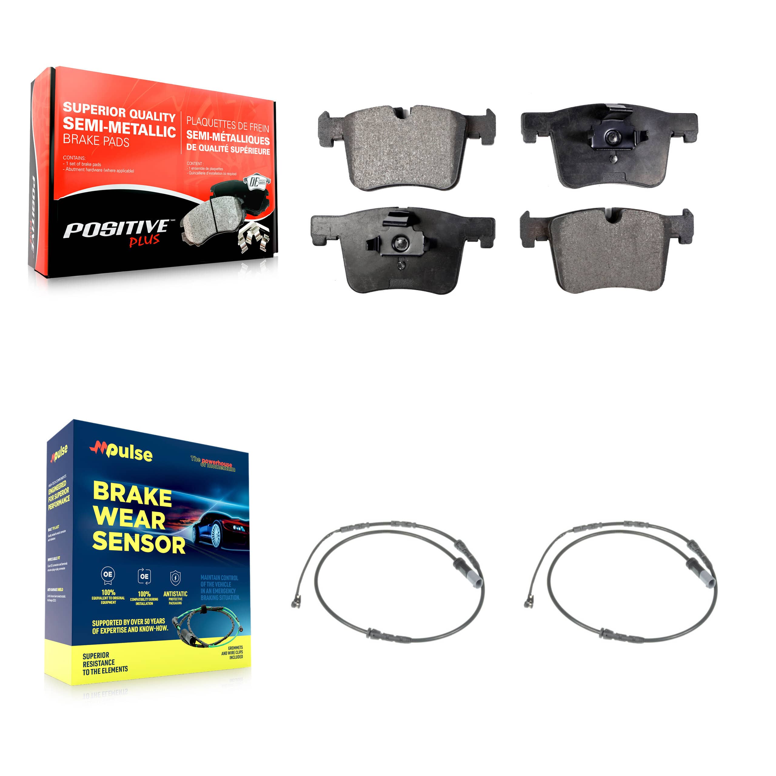 Positive Plus - KPW-100951 - Front Disc Brake Pad Kits