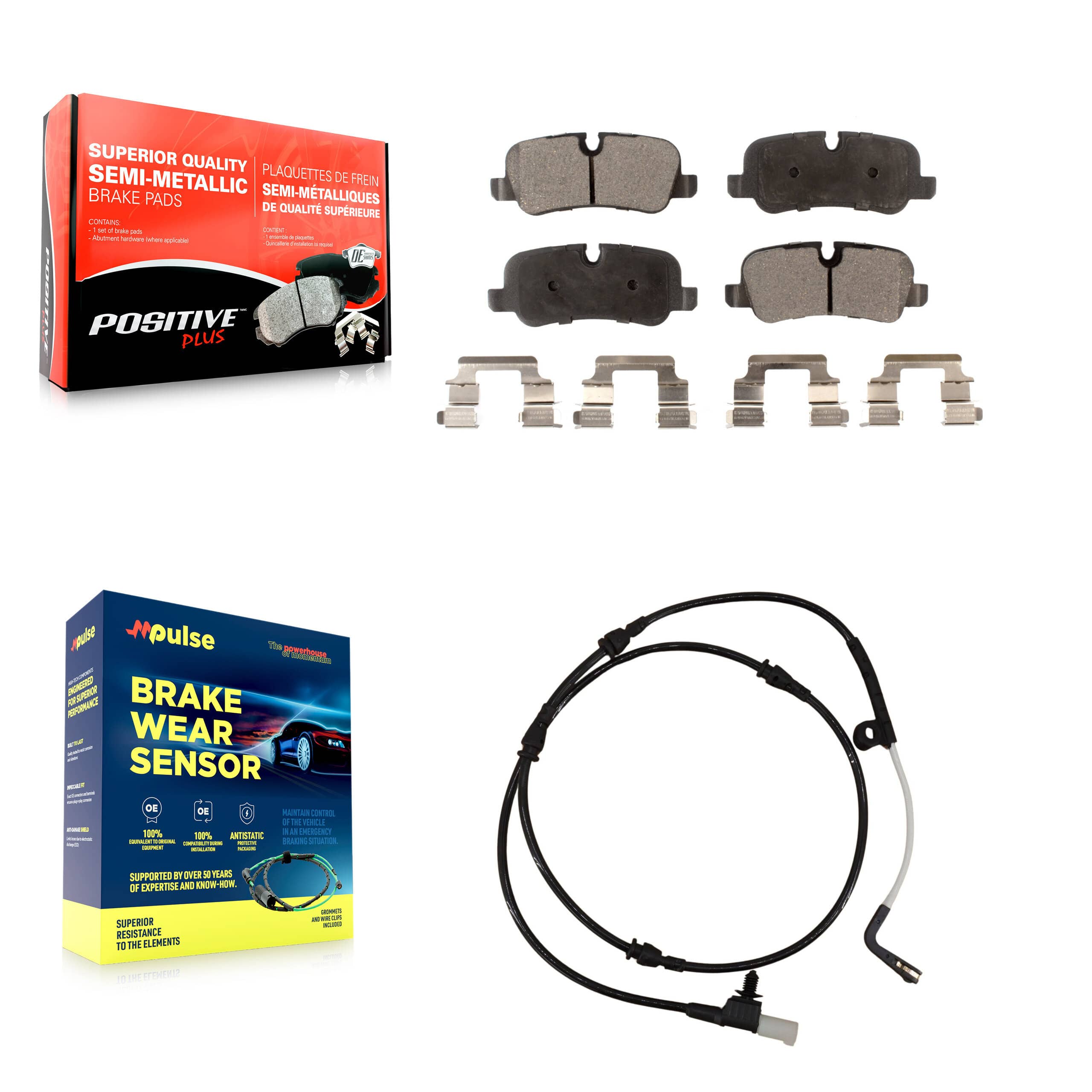 Positive Plus - KPW-101094 - Rear Disc Brake Pad Kits