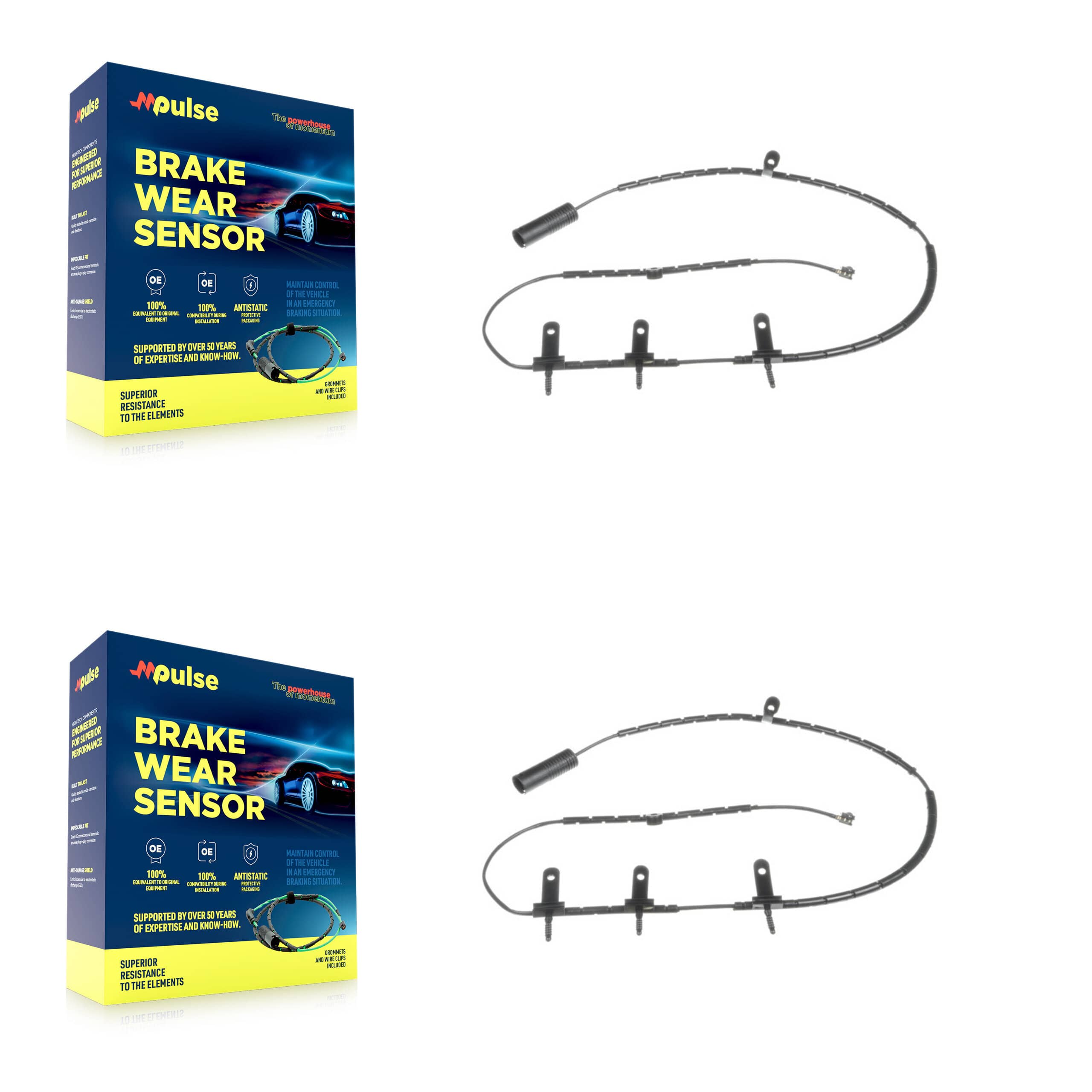 Mpulse - KSE-100258 - Rear Disc Brake Pad Wear Sensor Kits