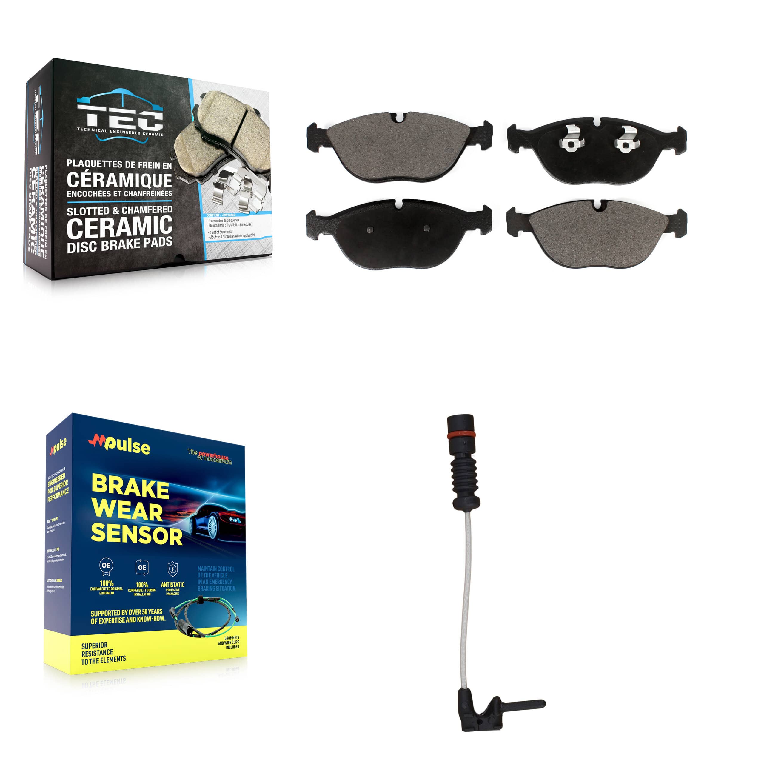 TEC - KTW-100020 - Front Disc Brake Pad Kits