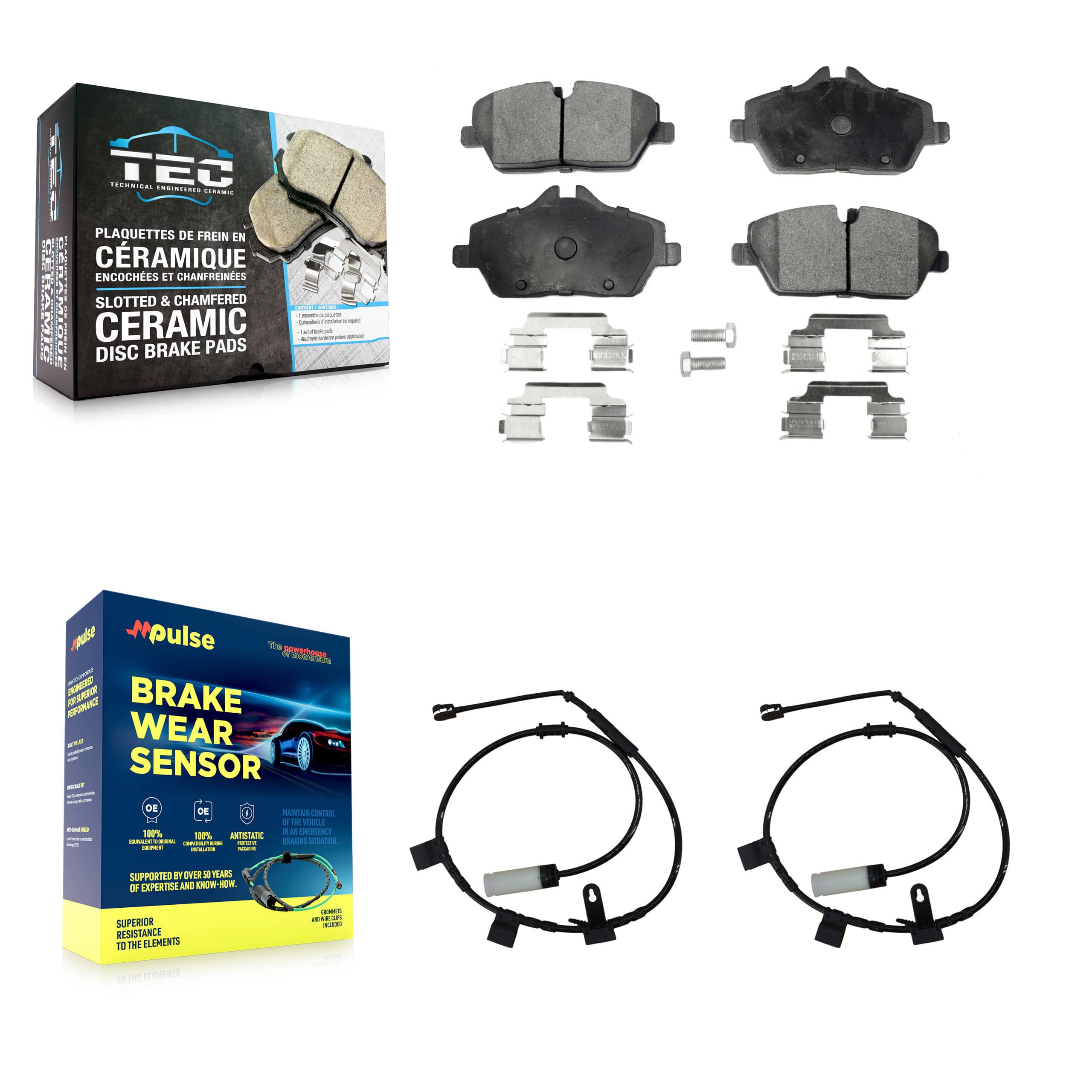 TEC - KTW-100867 - Front Disc Brake Pad Kits