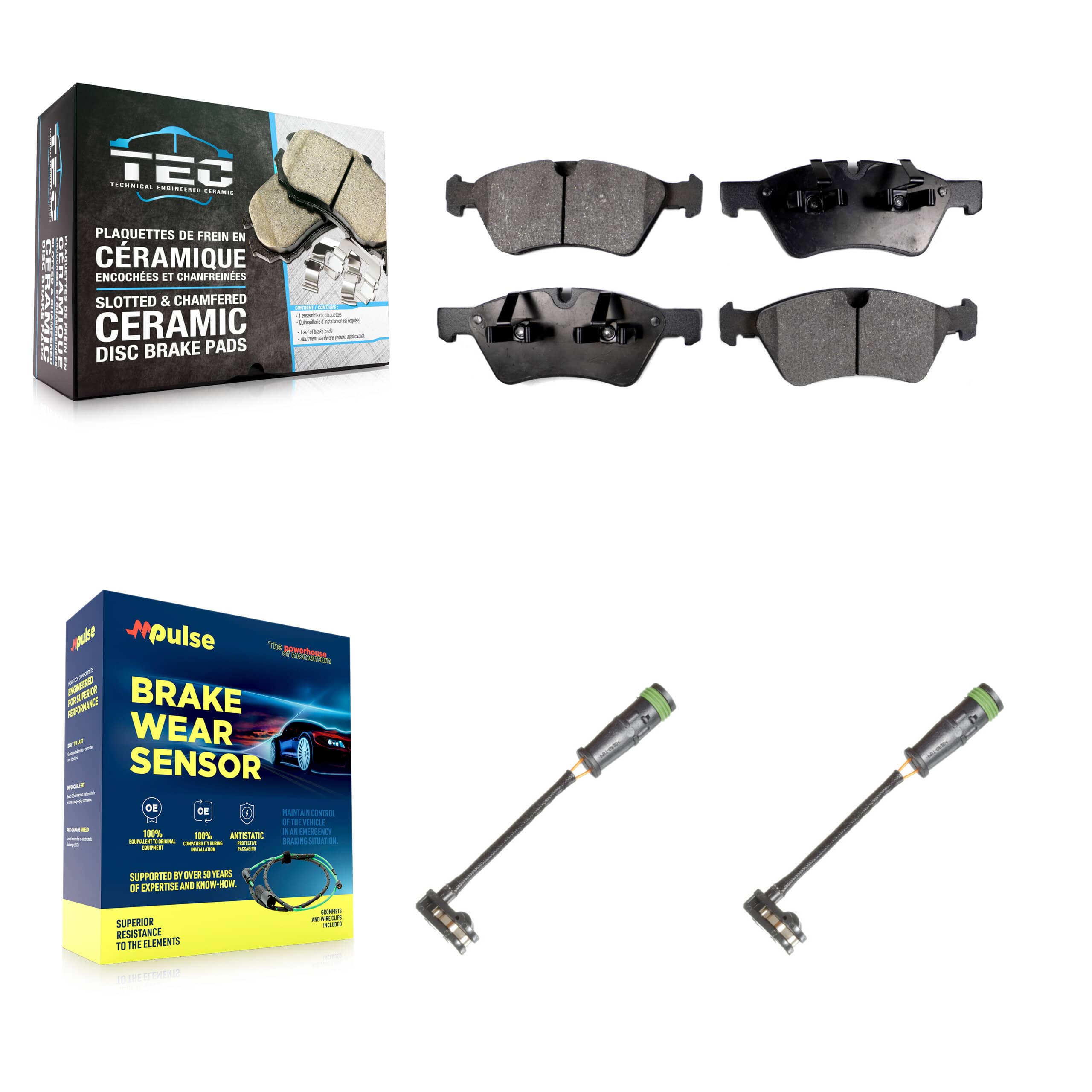 TEC - KTW-101015 - Front Disc Brake Pad Kits