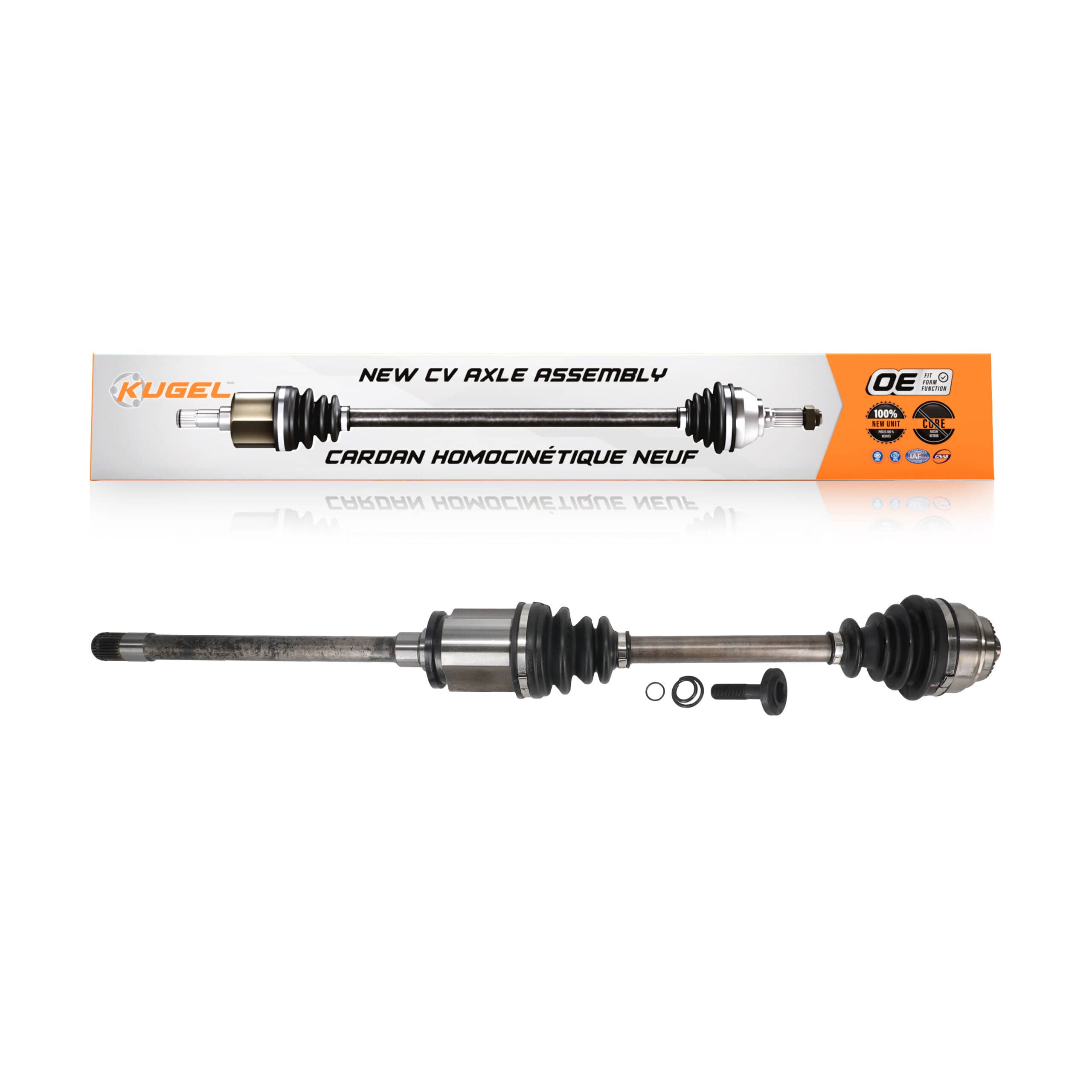 Kugel - NCV-BM27051 - Front Right CV Axle Shaft