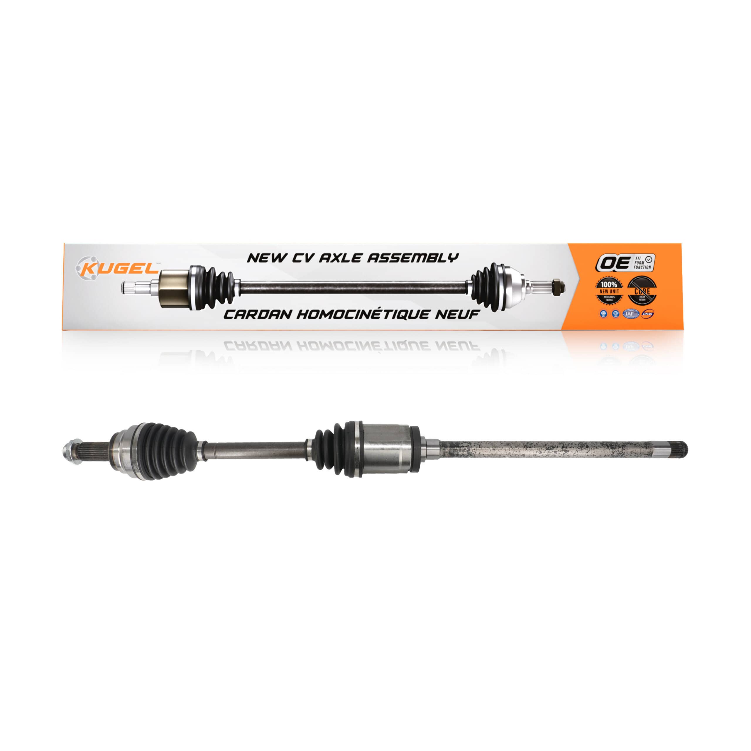 Kugel - NCV-BM27541 - Front Right CV Axle Shaft