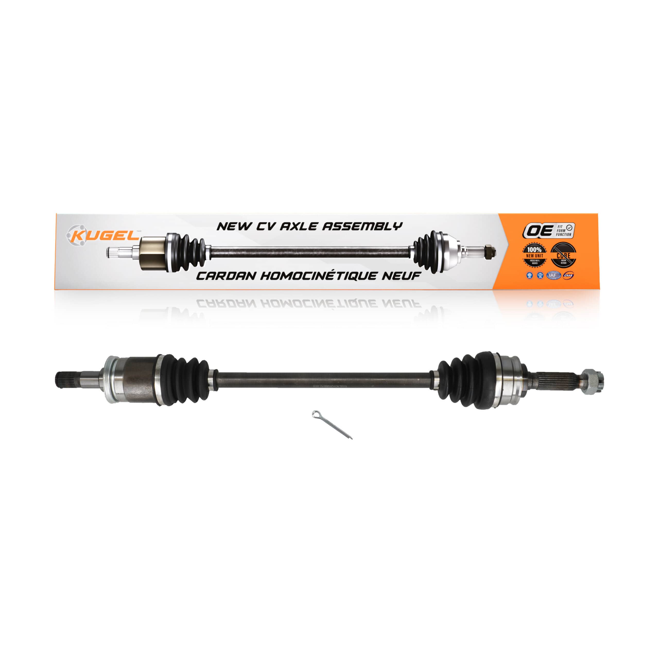 Kugel - NCV-CH12600 - Rear Left CV Axle Shaft