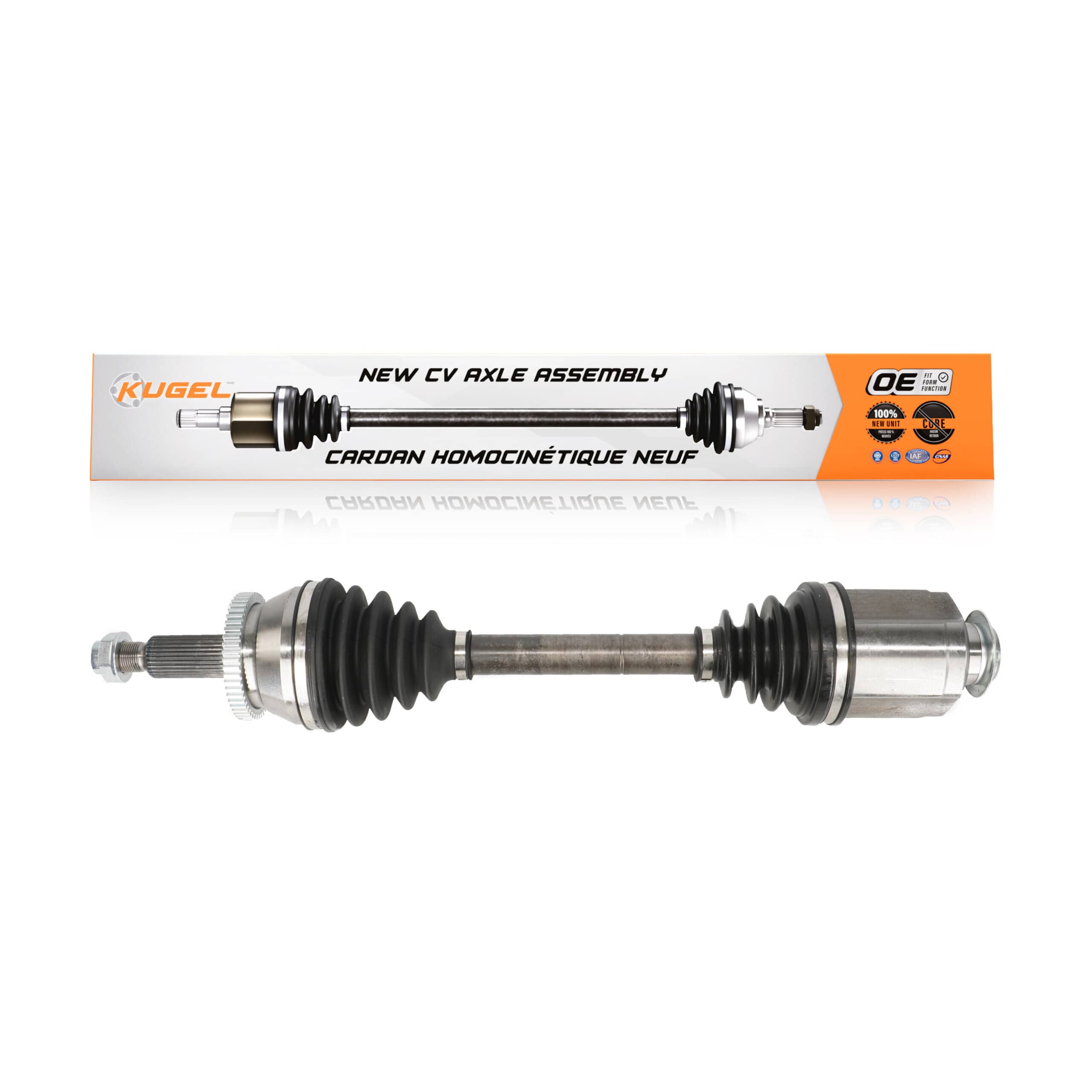 Kugel - NCV-HY37074 - Front Right CV Axle Shaft