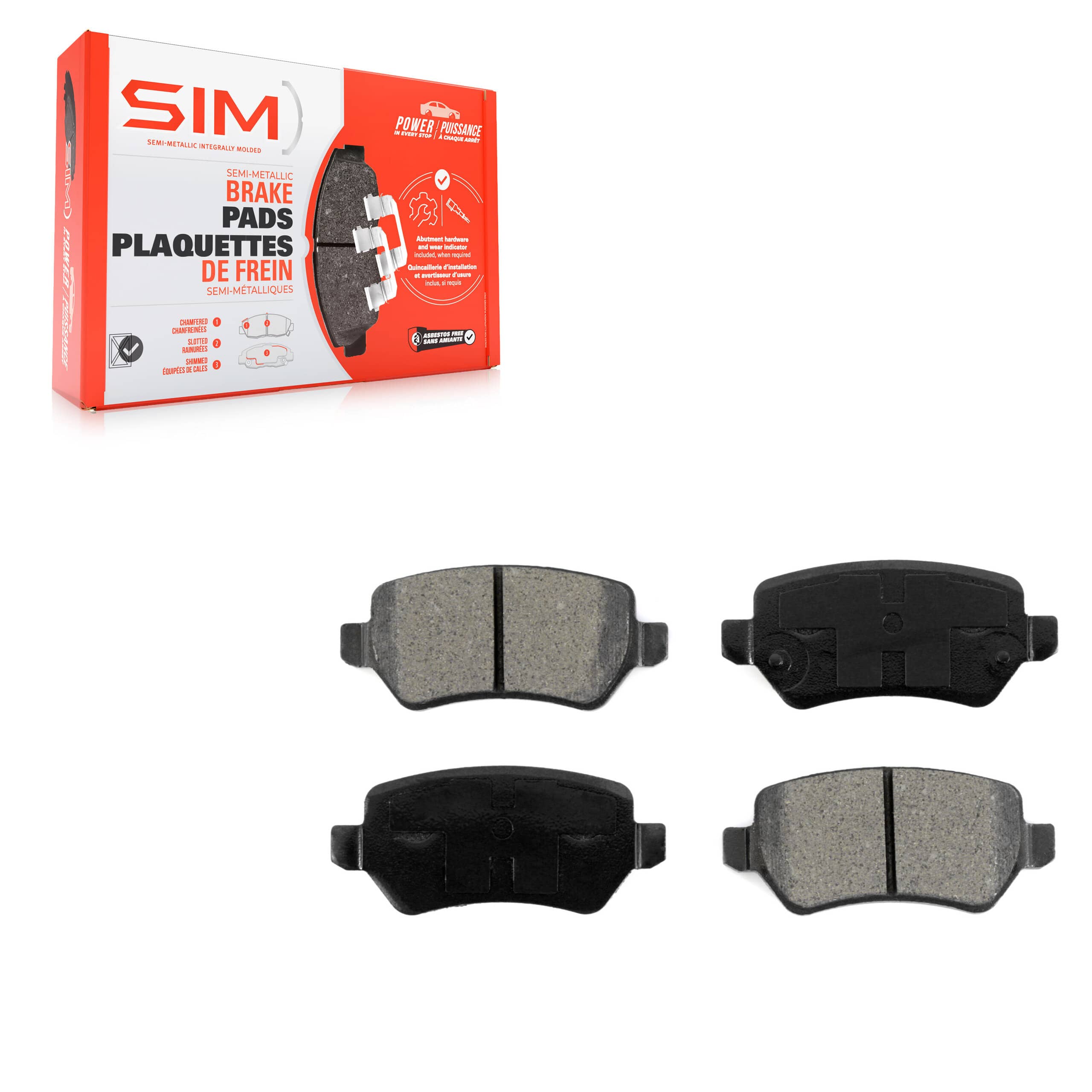 SIM - SIM-1362 - Rear Disc Brake Pad