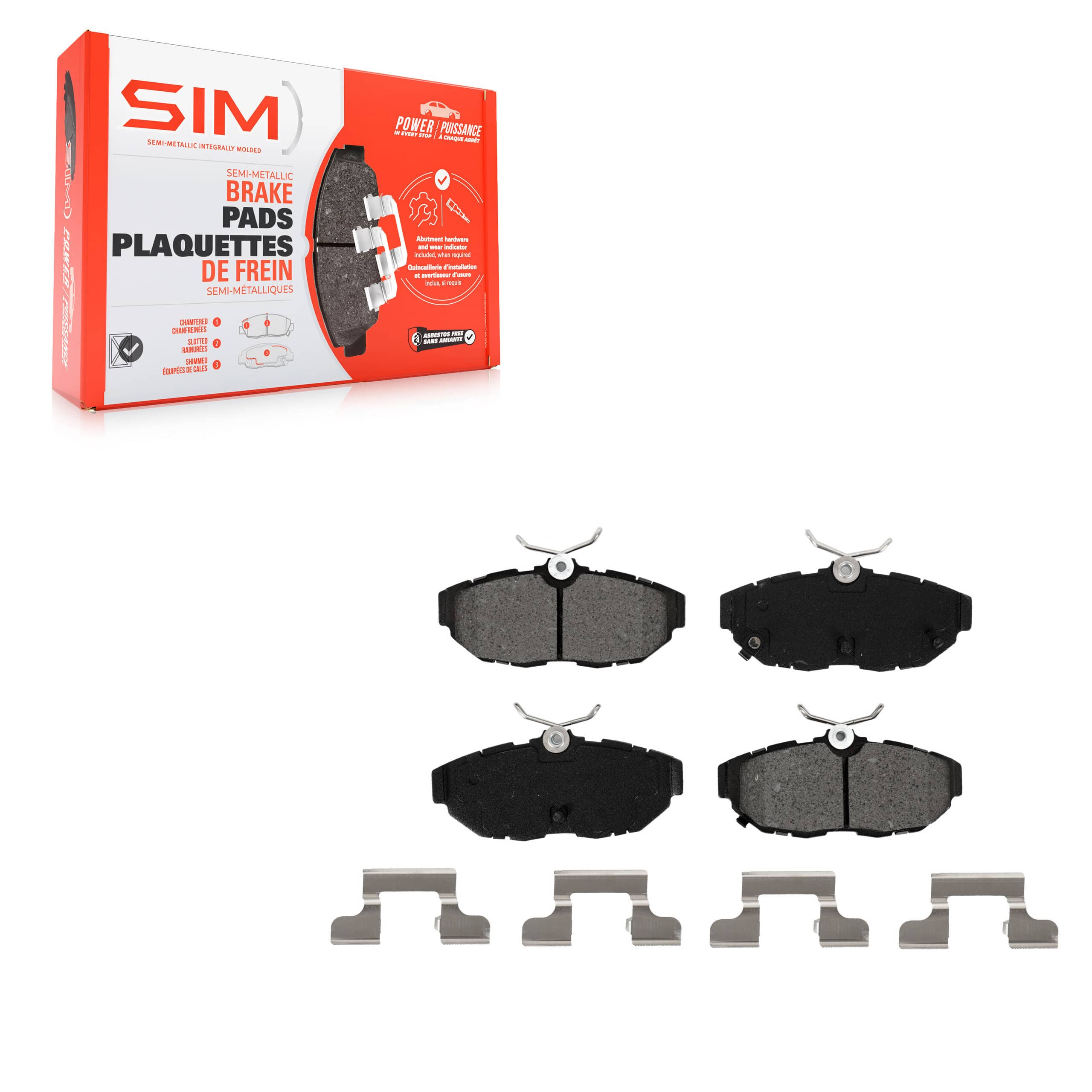 SIM - SIM-1465 - Rear Disc Brake Pad