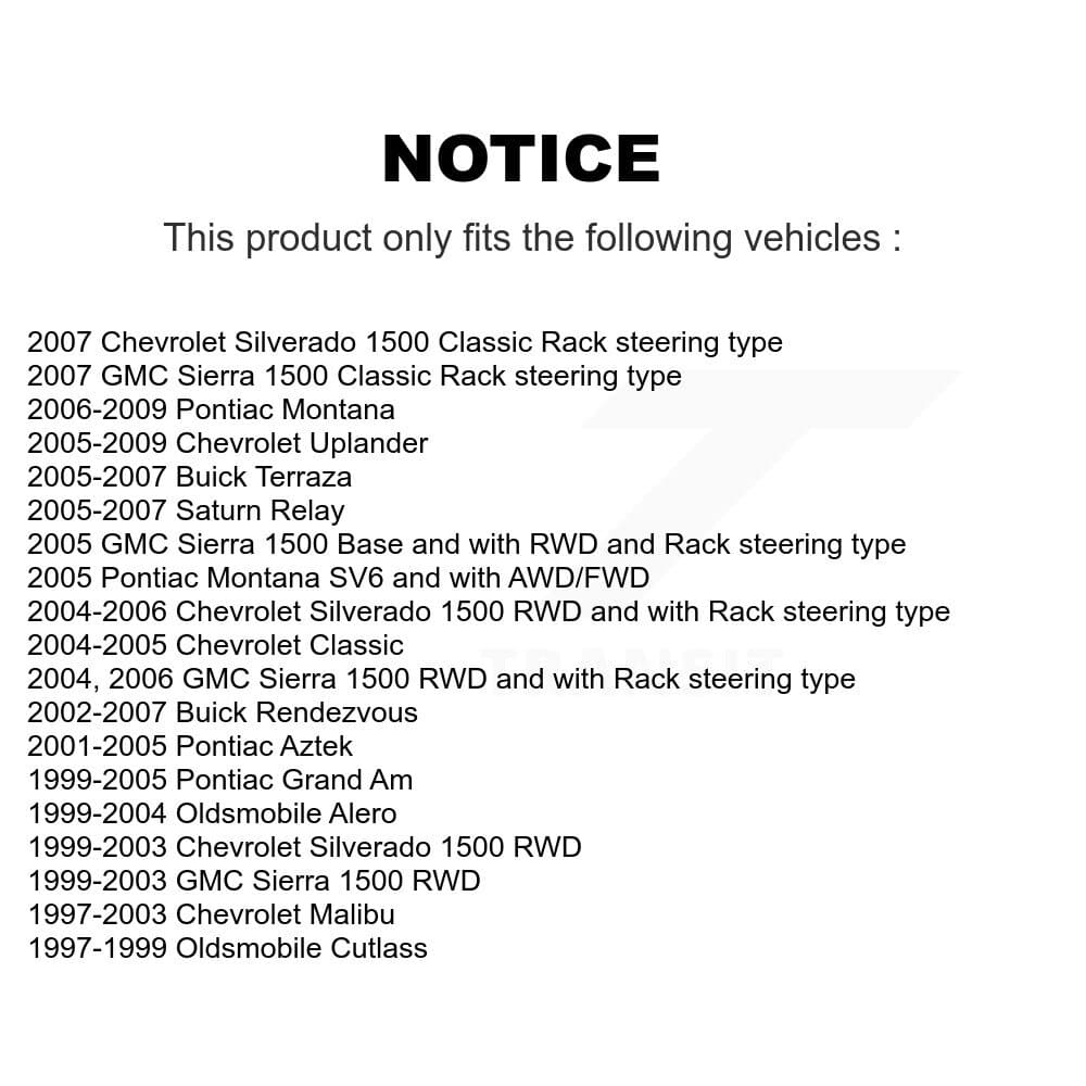 Top Quality - 72-ES3455 - Front Outer Steering Tie Rod End image 2