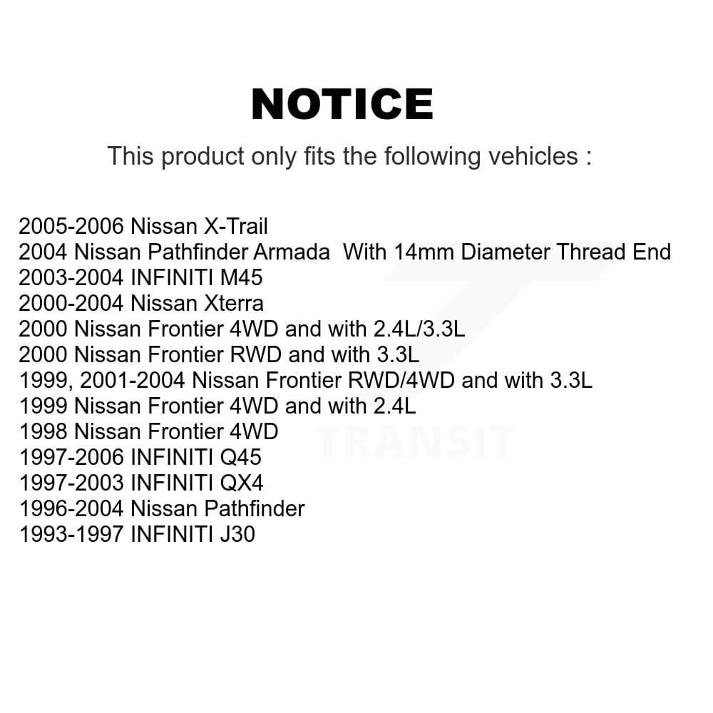Top Quality - 72-ES3466 - Front Outer Steering Tie Rod End image 2