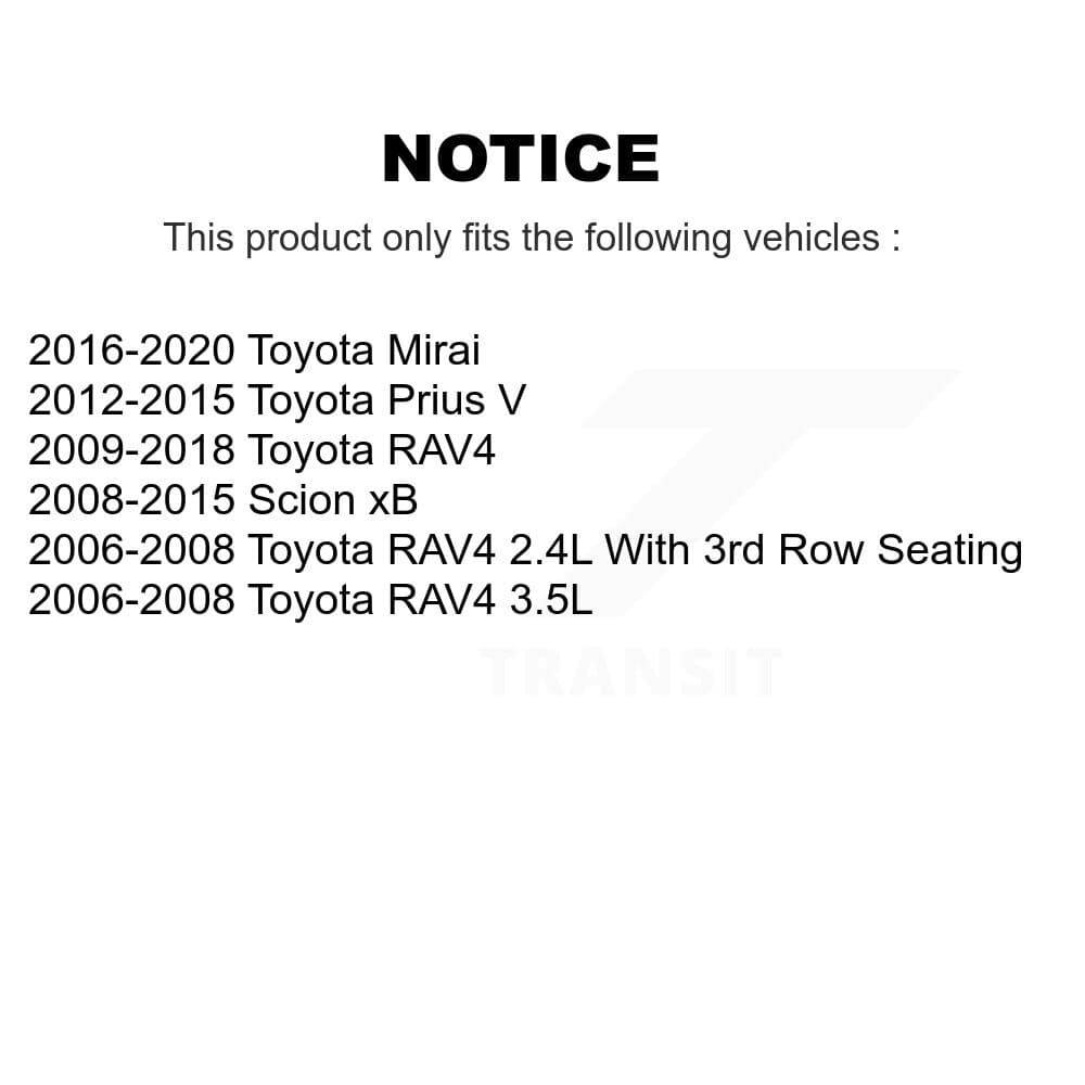 Top Quality - 72-K201483 - Front To Frame Suspension Stabilizer Bar Bushing Kit image 2
