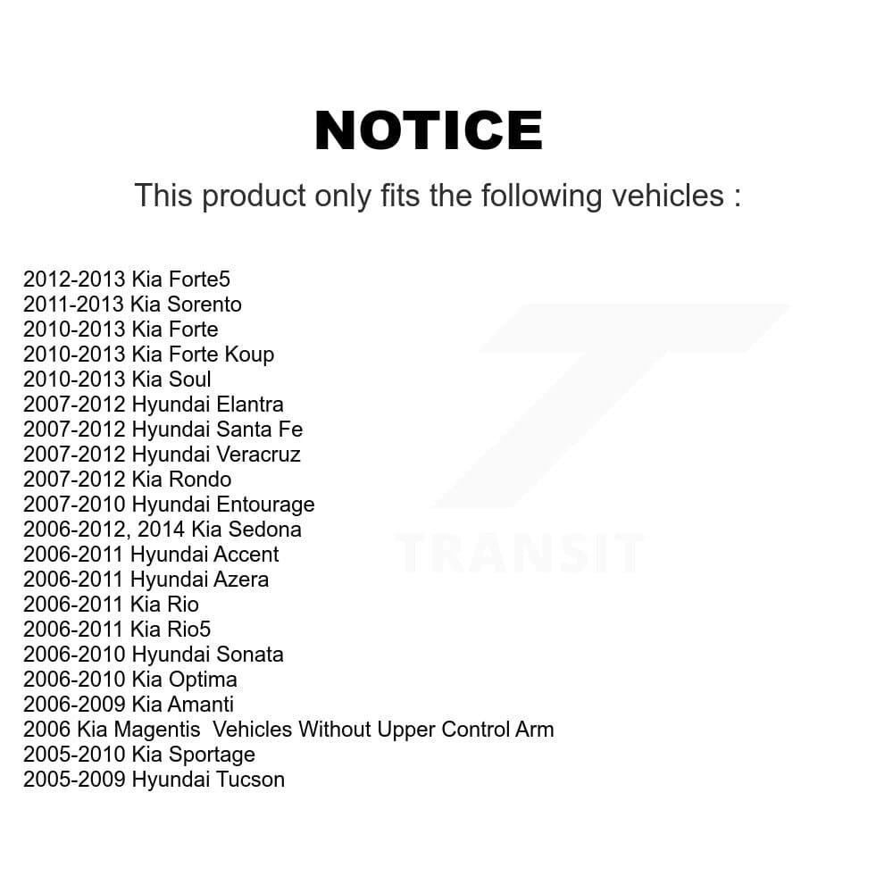 Top Quality - 72-K201646 - Front Lower Forward Suspension Control Arm Bushing image 2