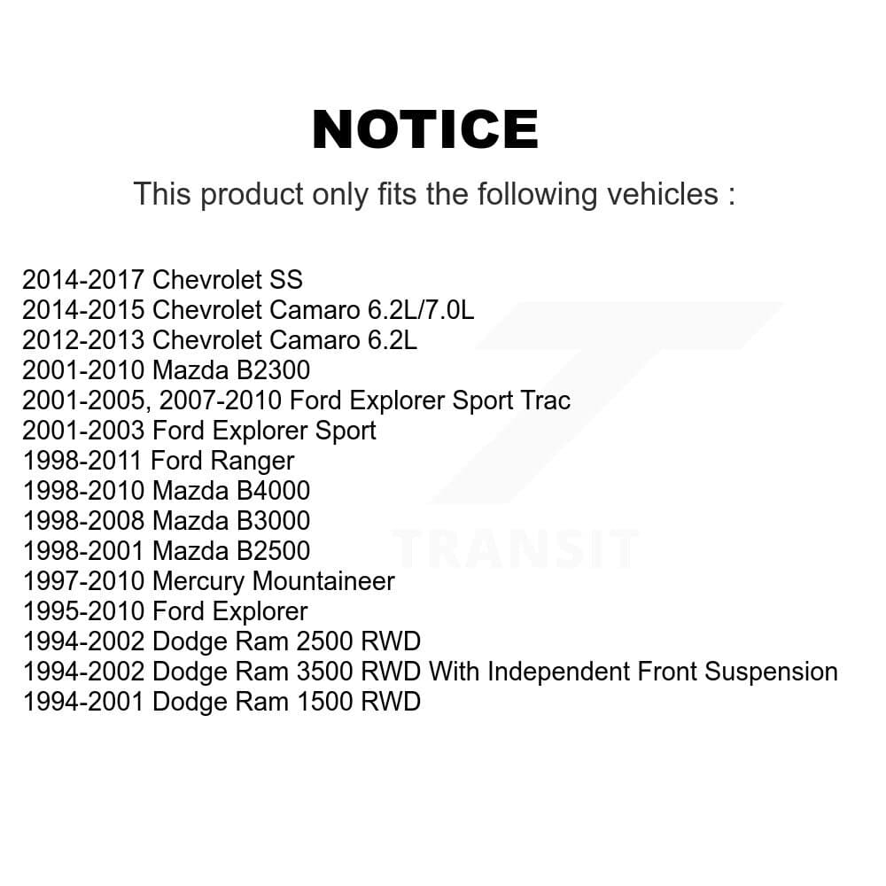Top Quality - 72-K7275 - Front Suspension Stabilizer Bar Link Kit image 2