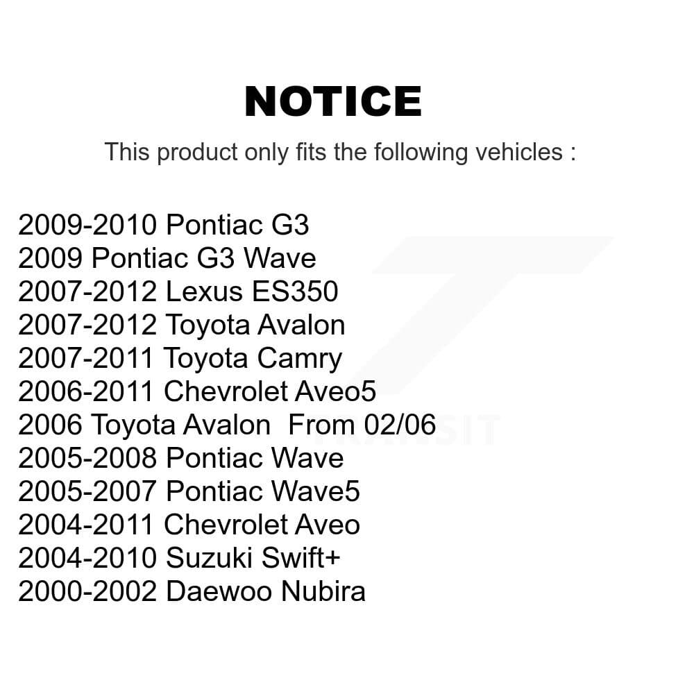 Top Quality - 72-K750011 - Front Suspension Stabilizer Bar Link Kit image 2