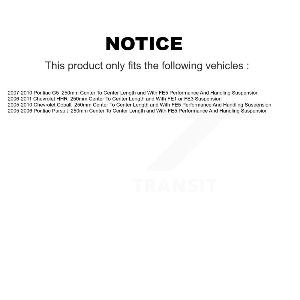 Top Quality - 72-K750012 - Front Suspension Stabilizer Bar Link Kit image 2