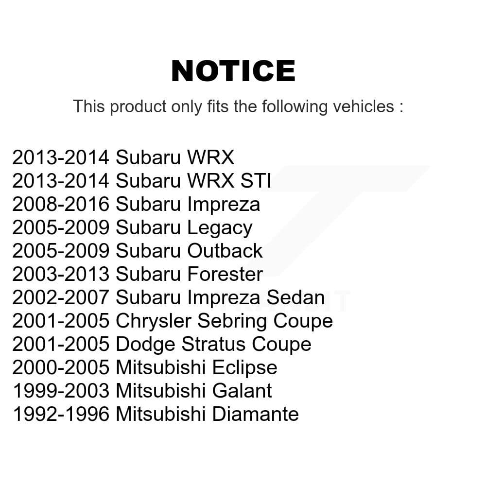 Top Quality - 72-K750049 - Front Suspension Stabilizer Bar Link Kit image 2