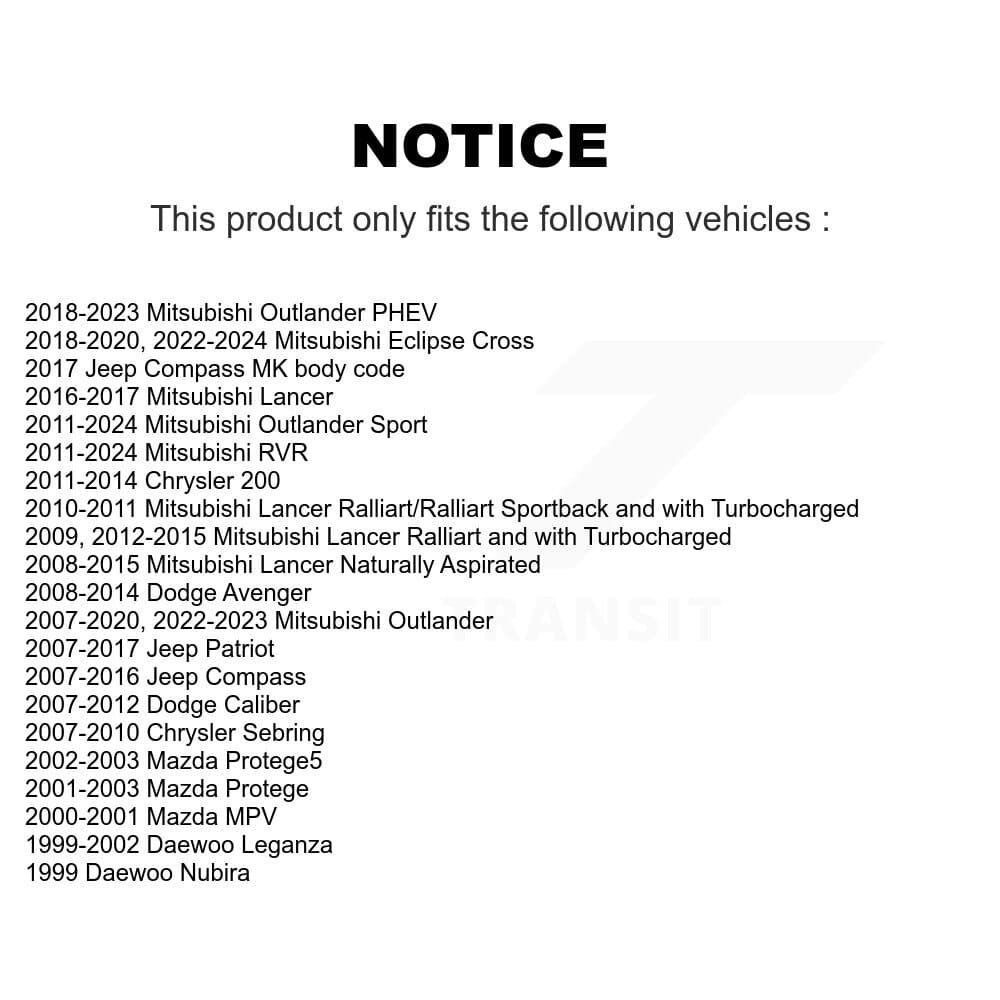 Top Quality - 72-K750385 - Front Suspension Stabilizer Bar Link Kit image 2