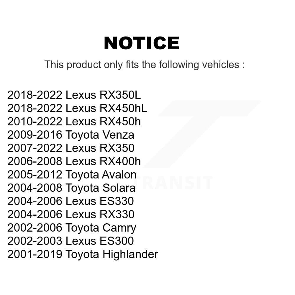 Top Quality - 72-K90344 - Front Suspension Stabilizer Bar Link Kit image 2