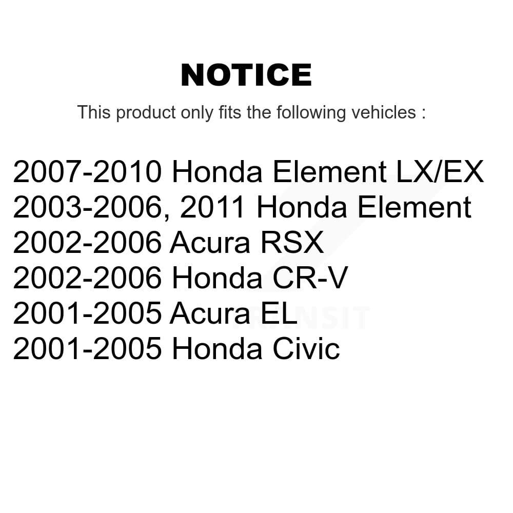 Top Quality - 72-K90454 - Front Left Suspension Stabilizer Bar Link Kit image 2