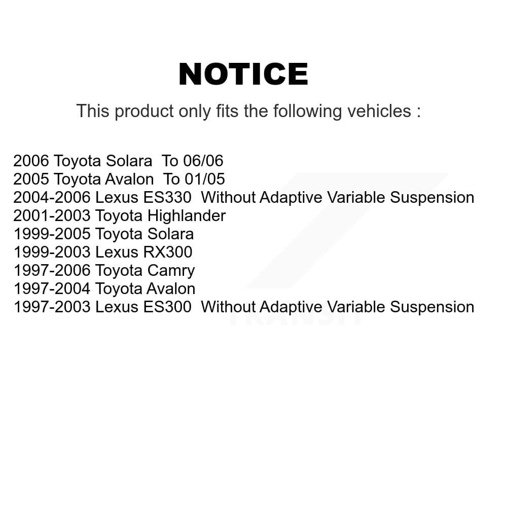 Top Quality - 73-903904 - Rear Suspension Strut Hardware Kit image 2