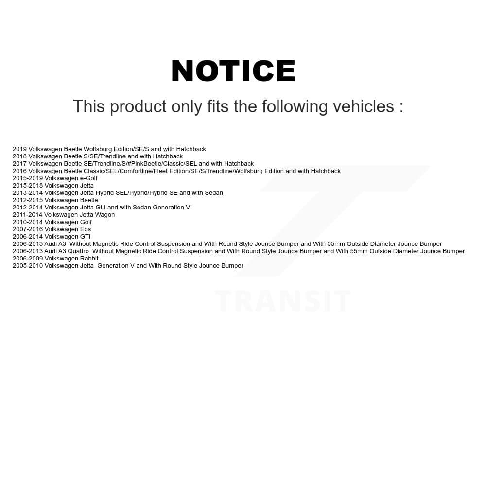 Top Quality - 73-907947 - Rear Suspension Strut Hardware Kit image 2