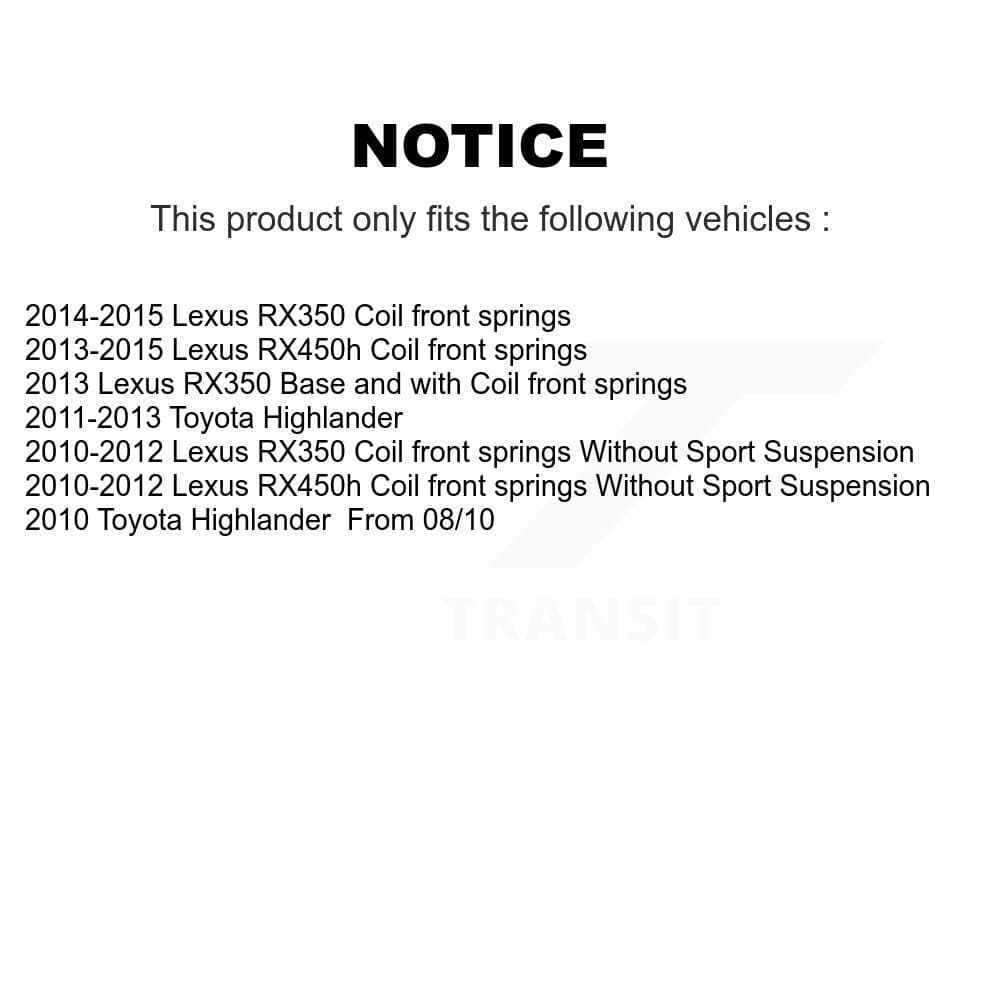 TMC - 78-72765 - Front Right Suspension Strut image 2