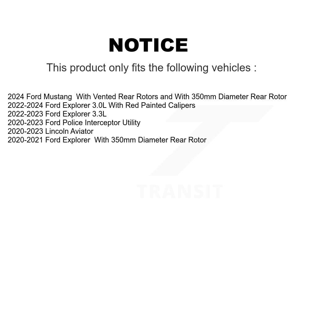 CMX - 8-682614 - Rear Disc Brake Rotor image 13