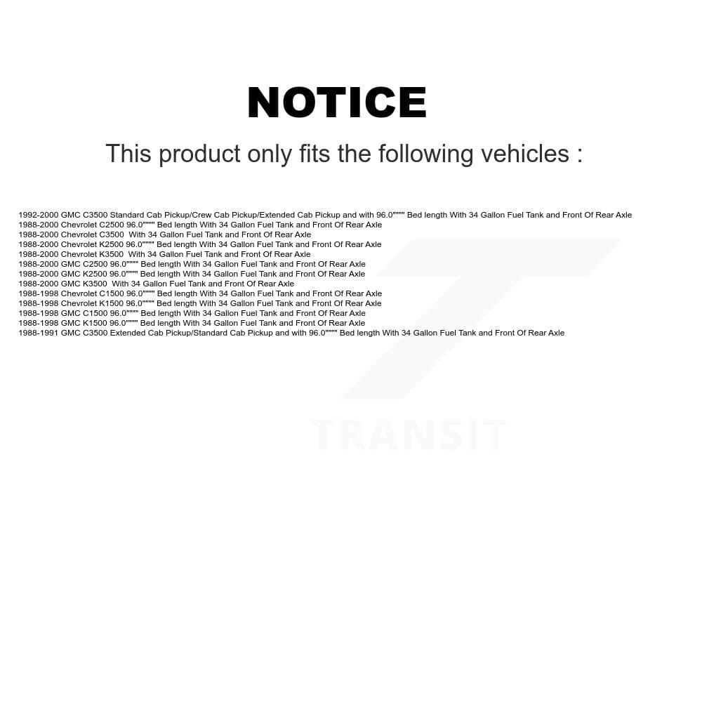 Agility Autoparts - AGY-01110042 - Fuel Tank Strap image 2