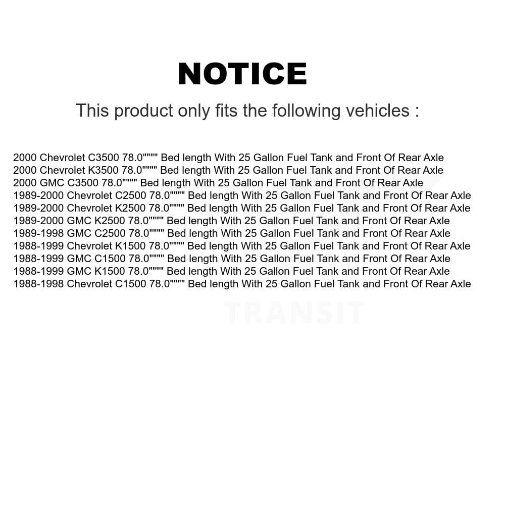Agility Autoparts - AGY-01110044 - Fuel Tank Strap image 2