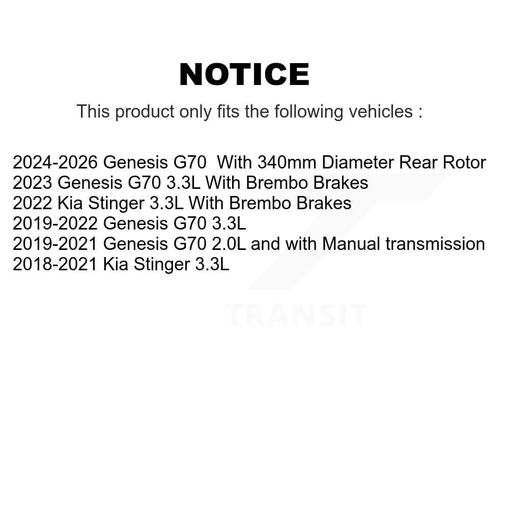 Genius - GCR-982547 - Front Disc Brake Rotor image 14