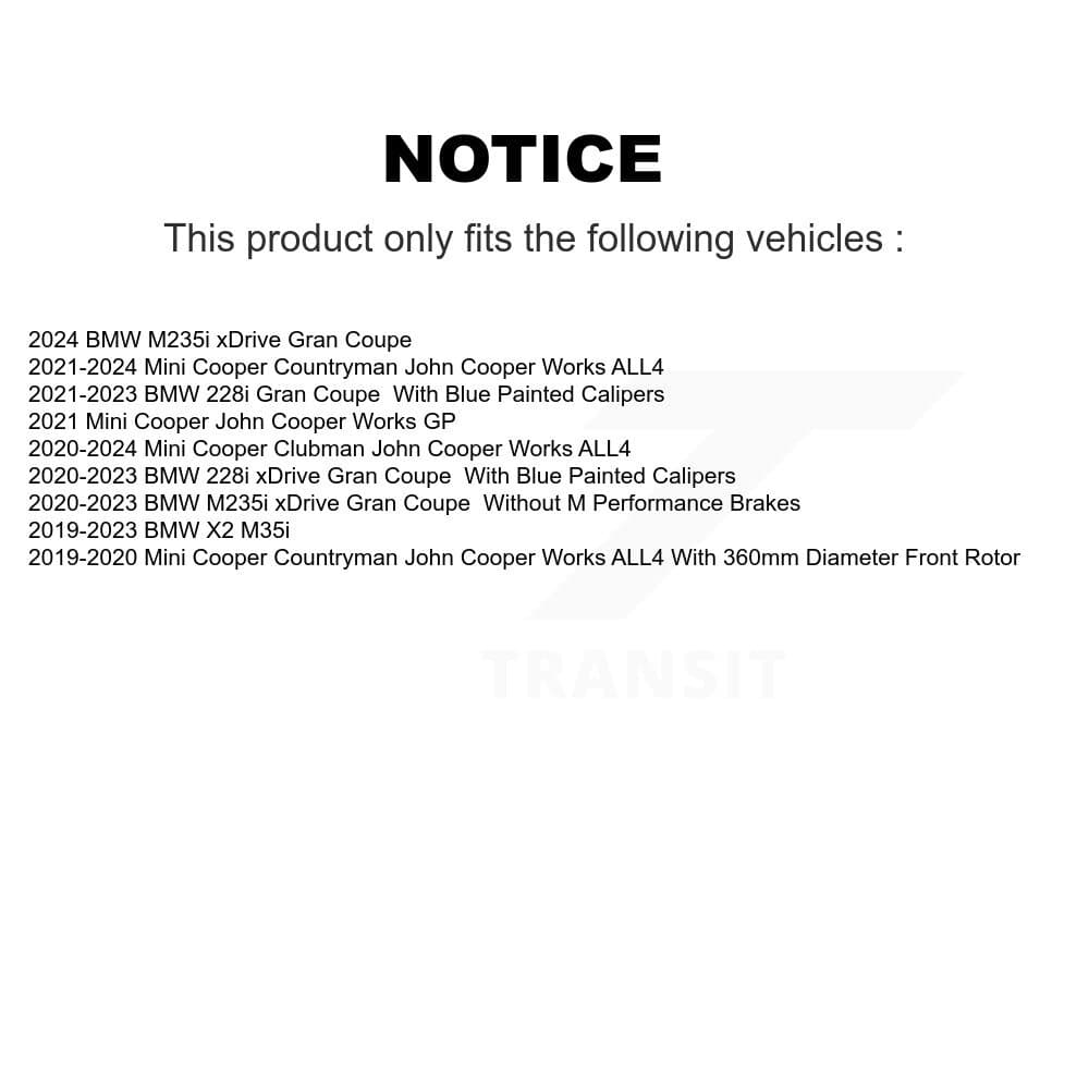 Genius - GCR-982619 - Front Left Disc Brake Rotor image 14