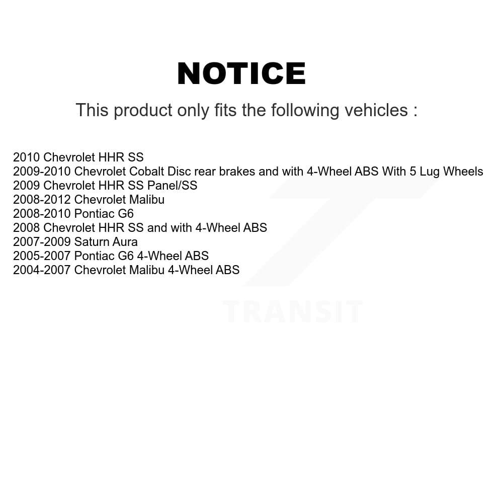 Kugel - K70-100635 - Rear Wheel Bearing and Hub Assembly Kits image 11