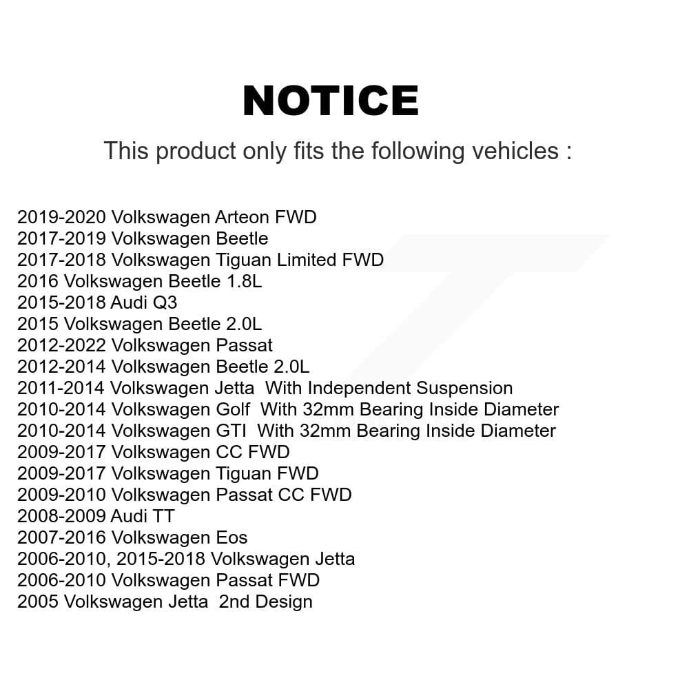 Kugel - K70-100655 - Rear Wheel Bearing and Hub Assembly Kits image 11