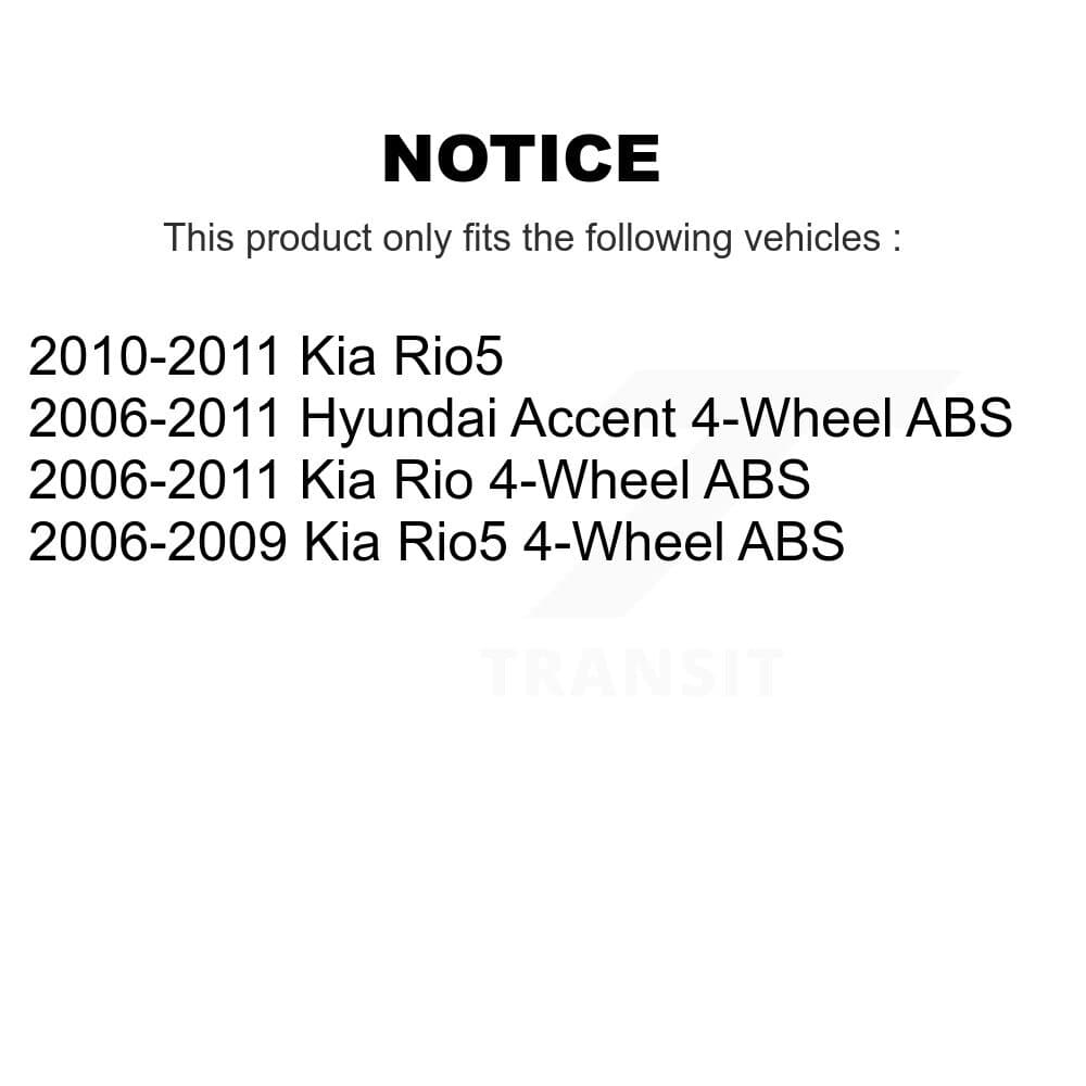 Kugel - K70-100659 - Rear Wheel Bearing and Hub Assembly Kits image 11