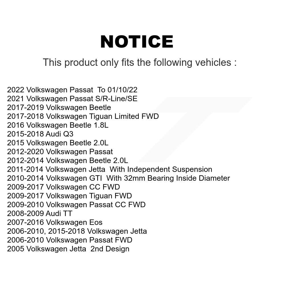Kugel - K70-101237 - Front and Rear Wheel Bearing and Hub Assembly Kits image 11