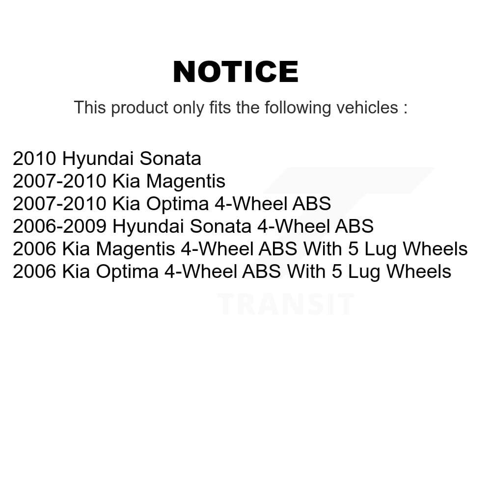 Kugel - K70-101554 - Front and Rear Wheel Bearing Kits image 14